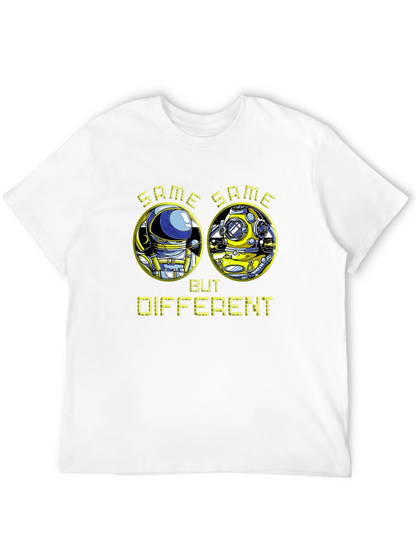 Same Same But Different Diver vs Astronaut T-Shirt