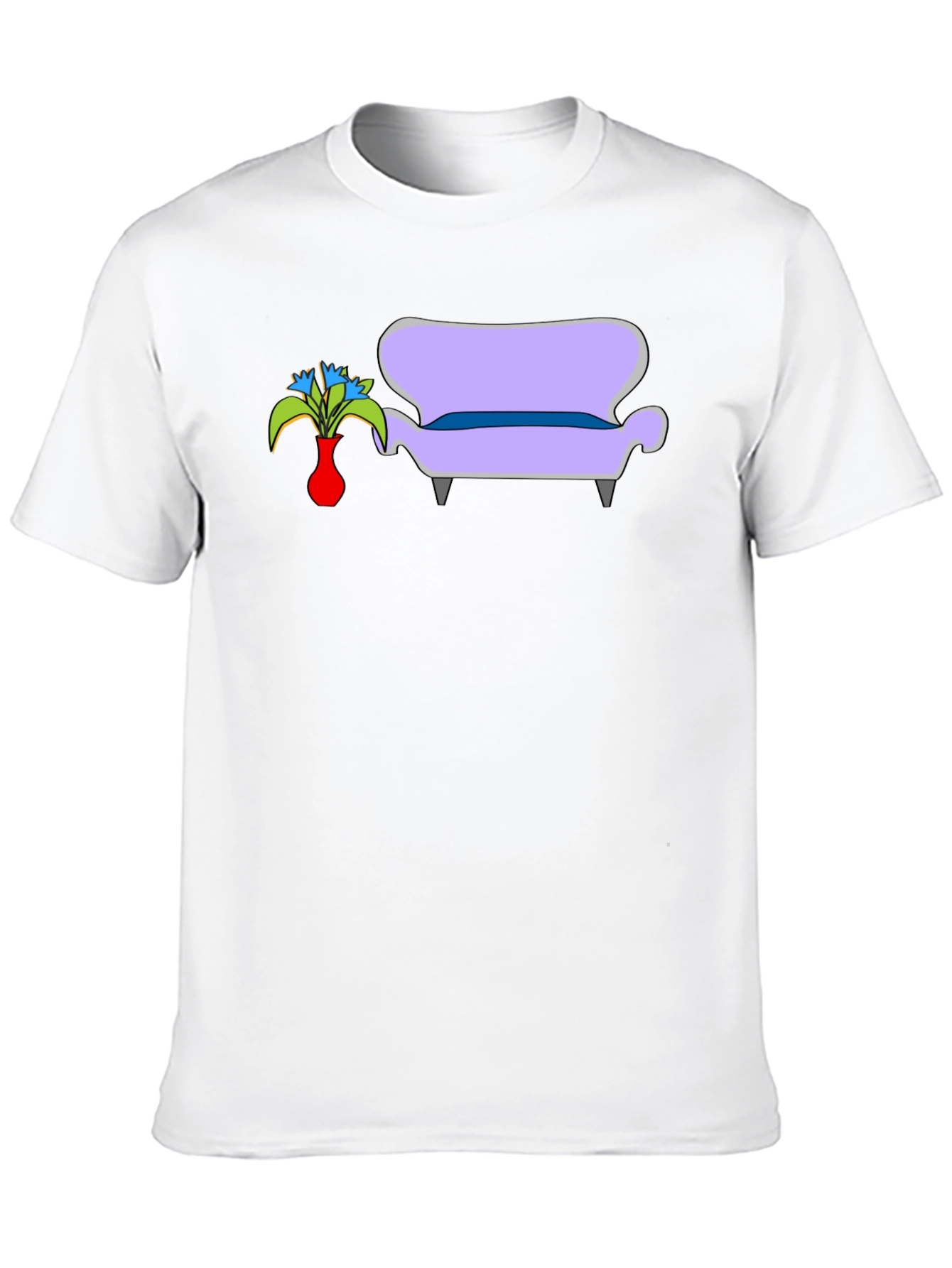 Vase and Couch Graphic T-Shirt