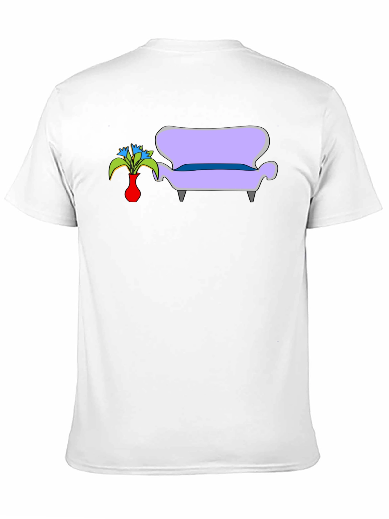 Vase and Couch Graphic T-Shirt