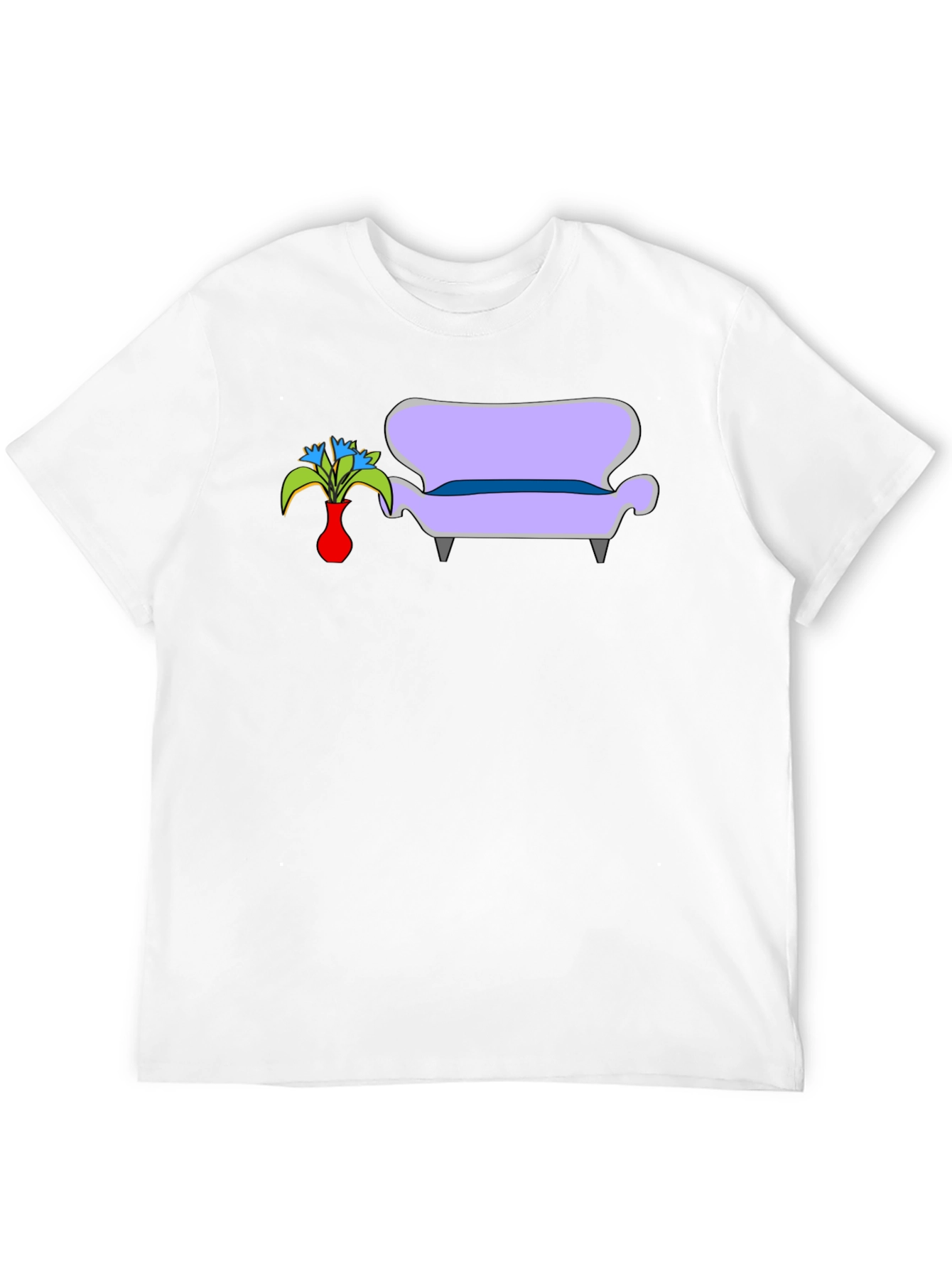 Vase and Couch Graphic T-Shirt