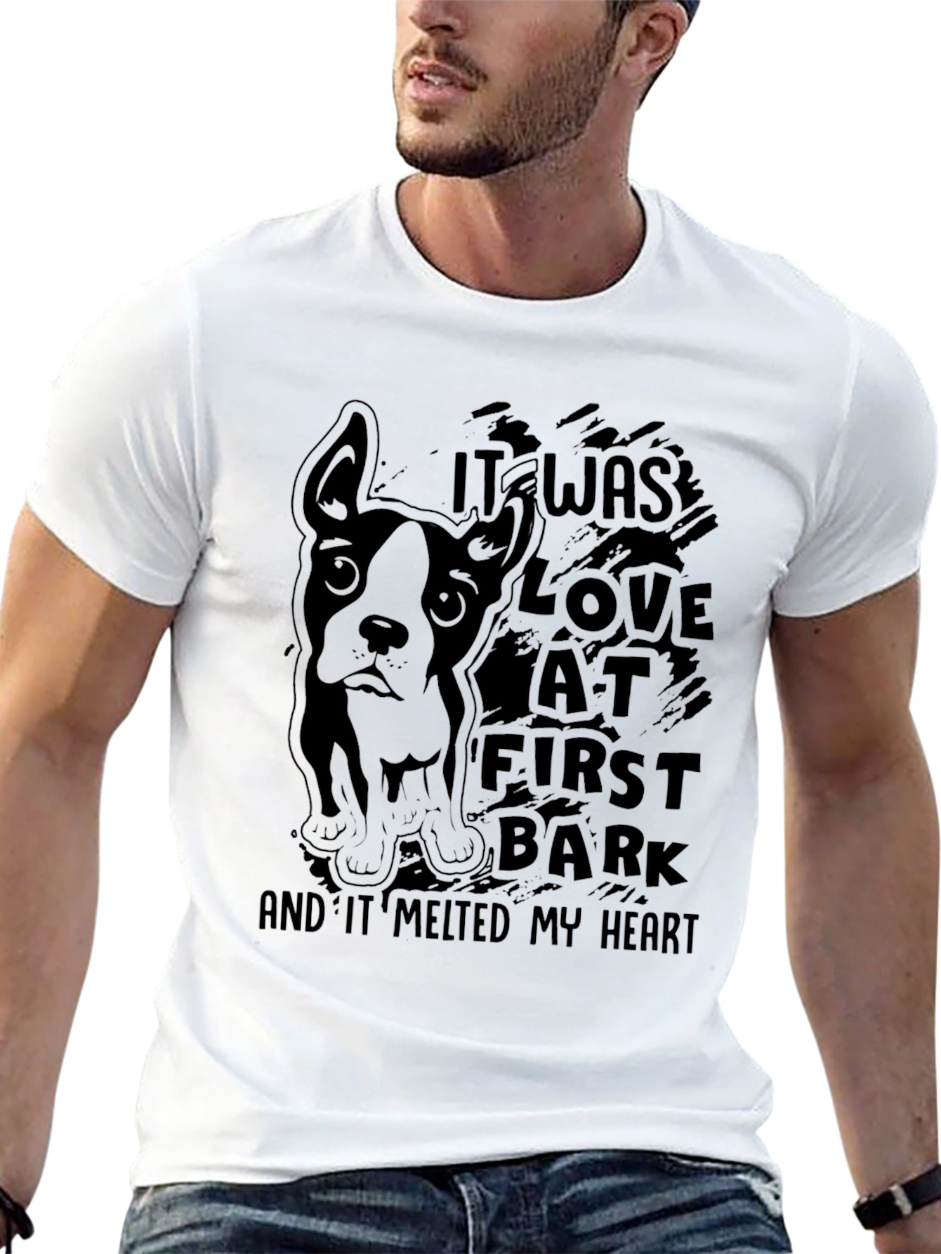 Love at First Bark Graphic T-Shirt