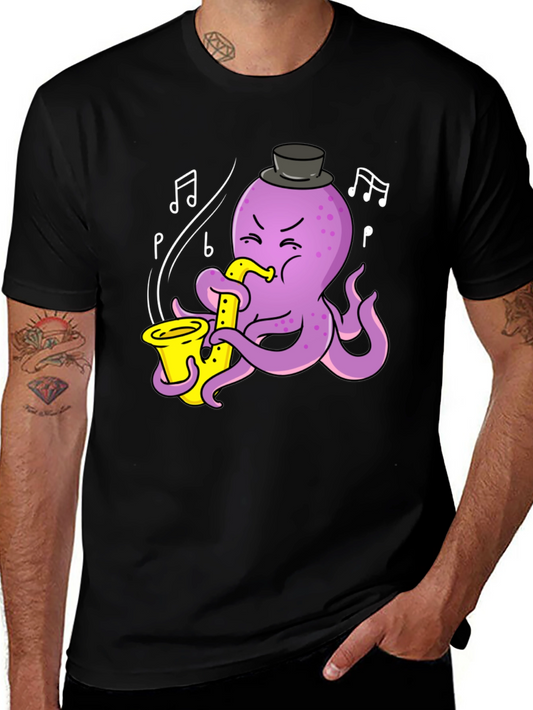 Octopus Saxophone T-Shirt