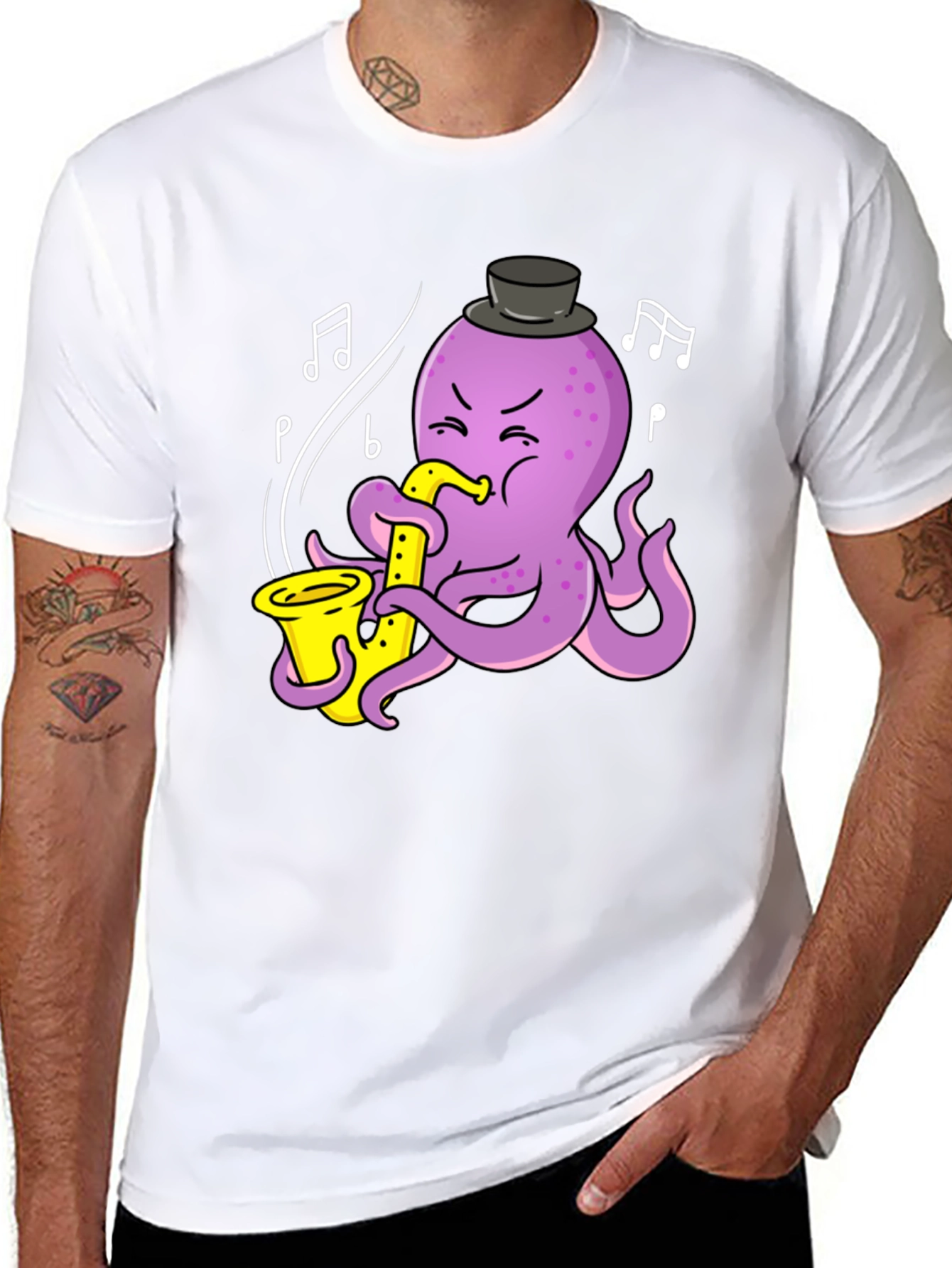 Octopus Saxophone T-Shirt