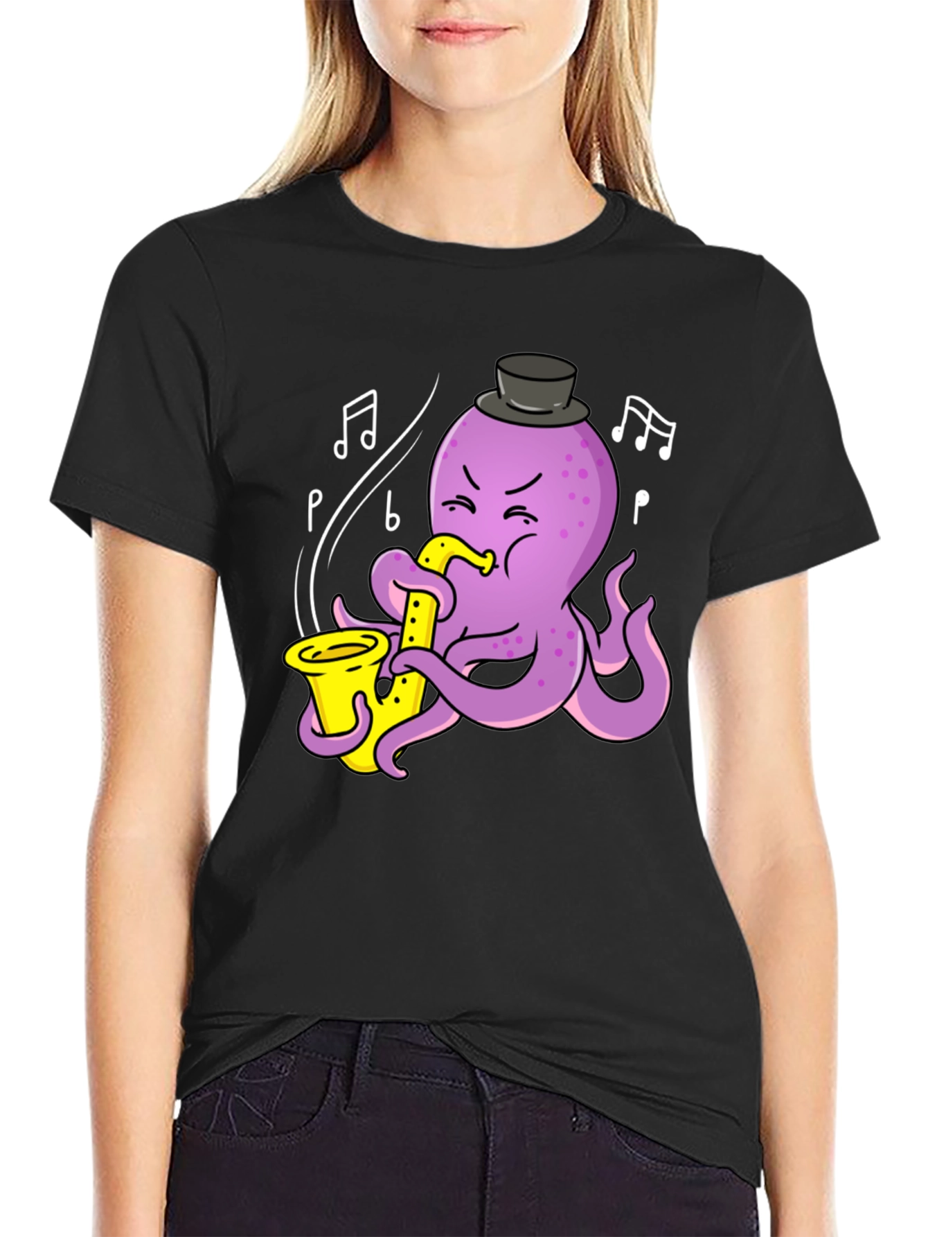 Octopus Saxophone T-Shirt