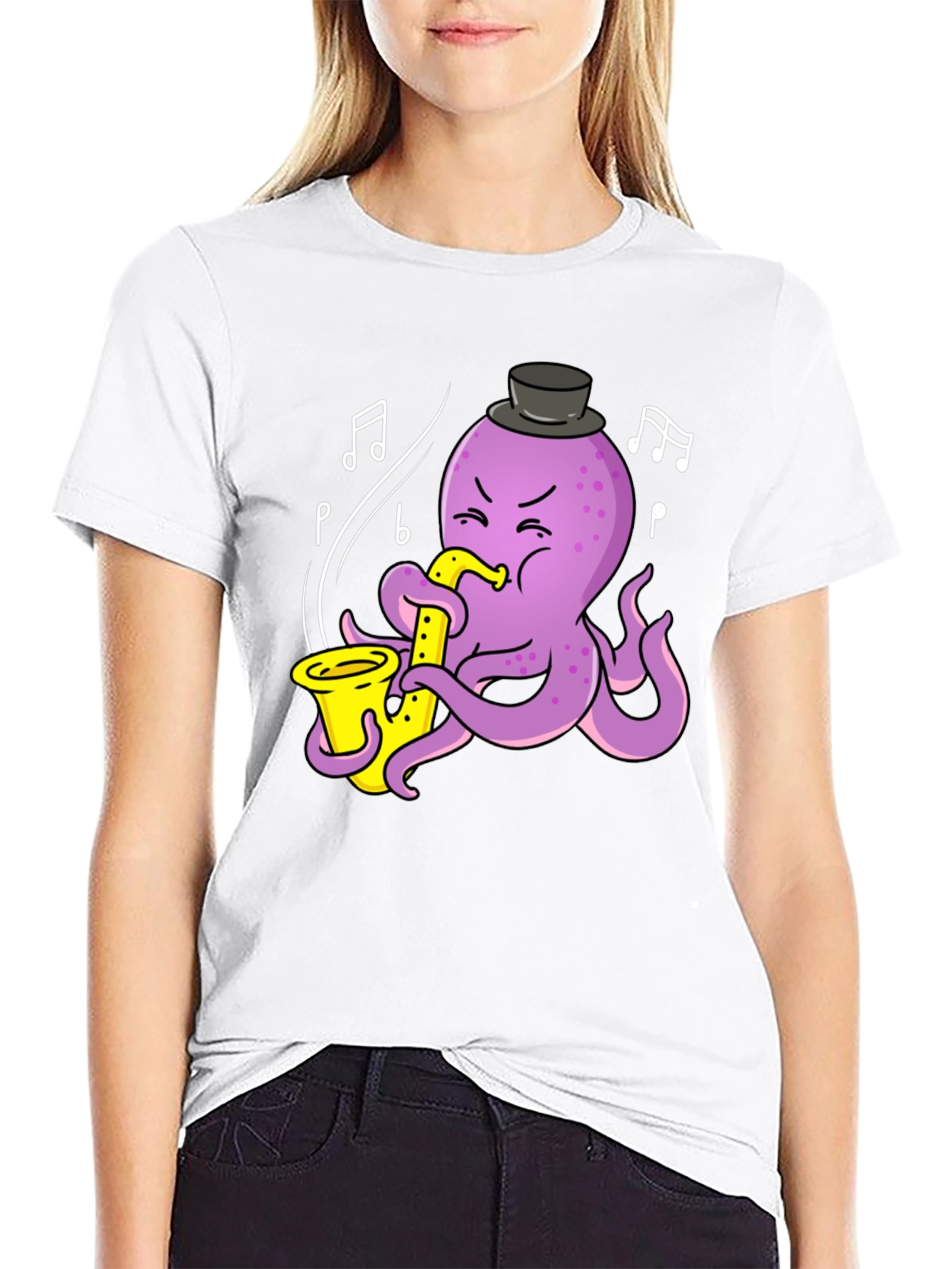 Octopus Saxophone T-Shirt