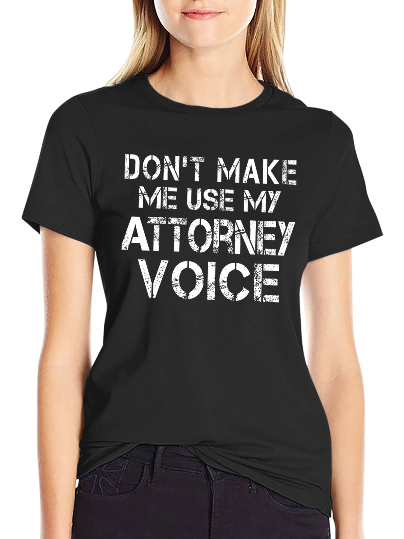 Attorney Voice Graphic Tee - Funny Lawyer T-Shirt
