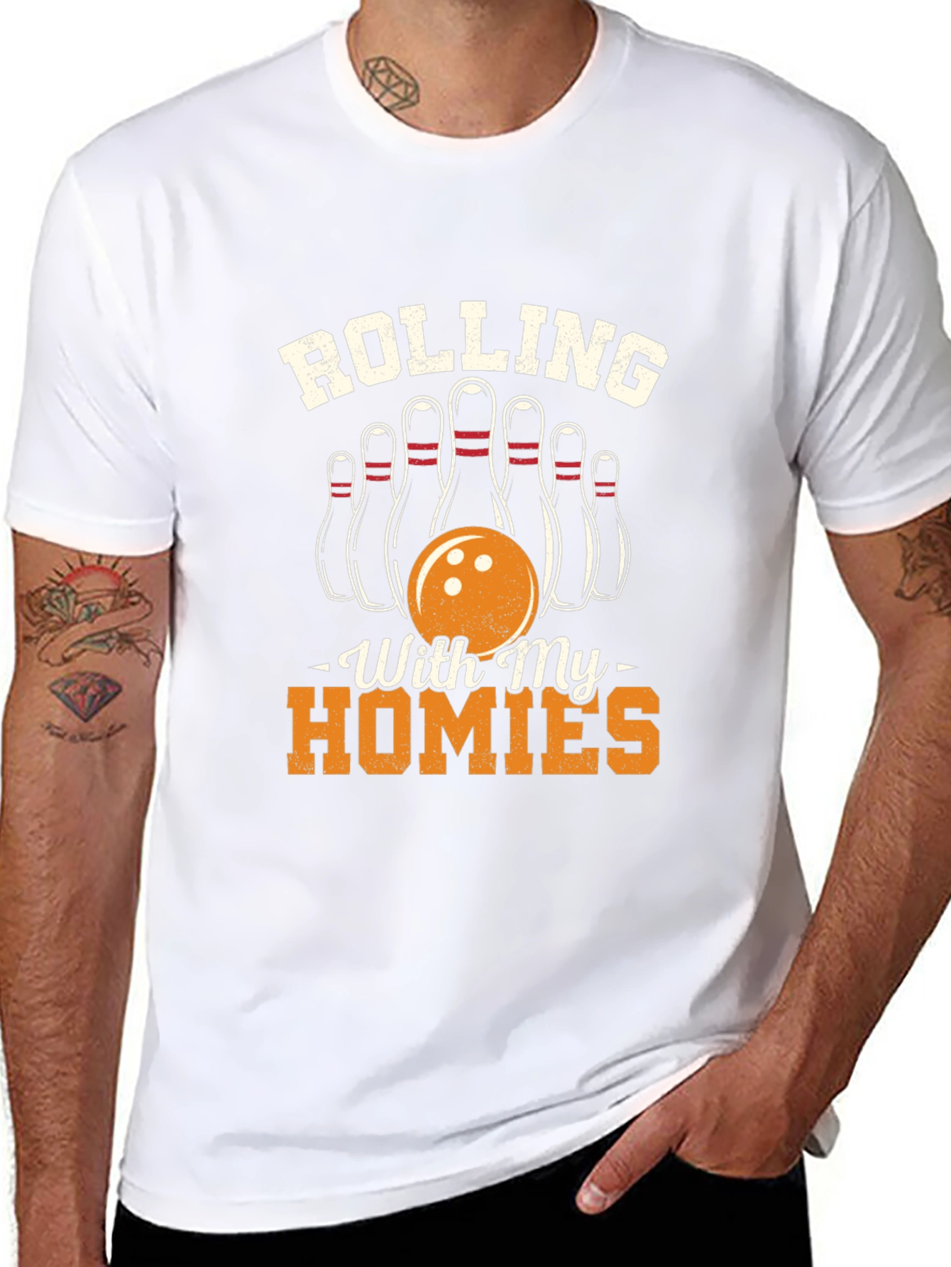 Rolling with My Homies Bowling T-Shirt