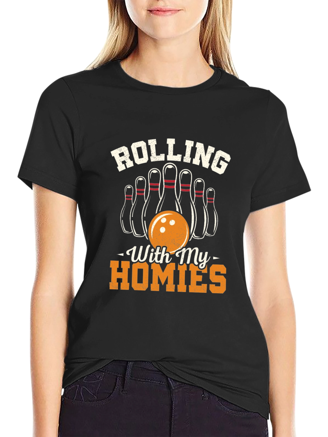 Rolling with My Homies Bowling T-Shirt
