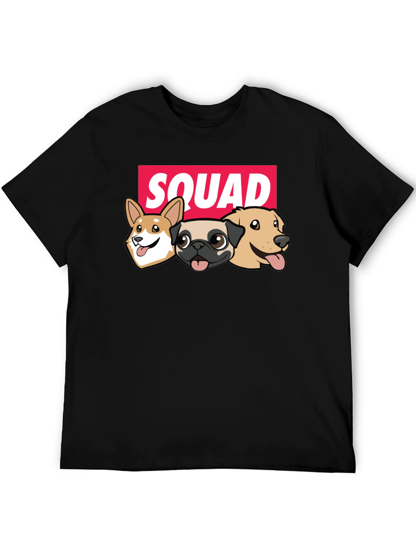Dog Squad Tee - Trendy Graphic T-Shirt