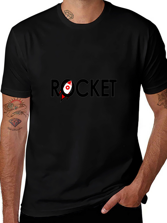 Rocket Graphic Tee - Blast Off in Style!