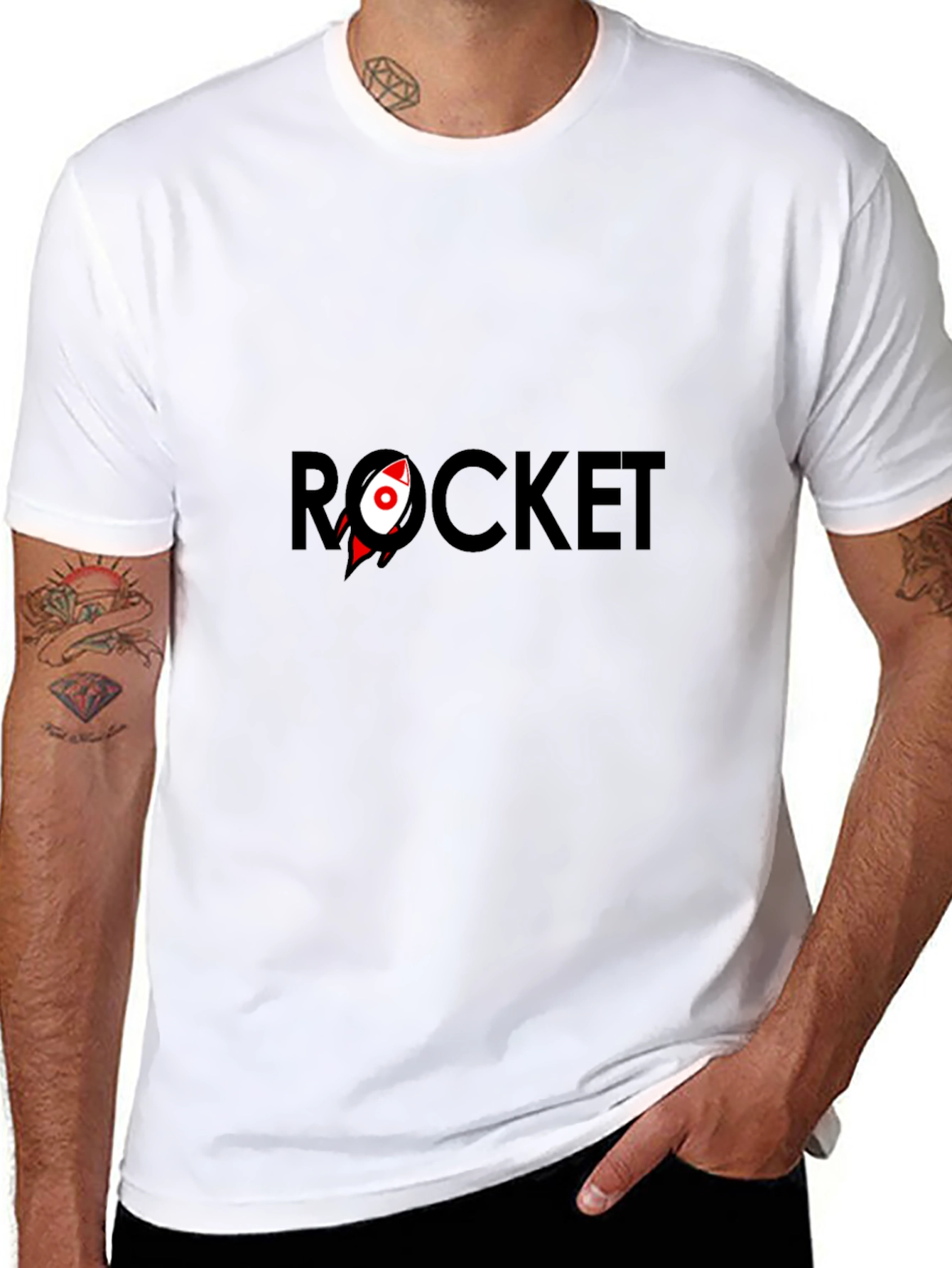 Rocket Graphic Tee - Blast Off in Style!