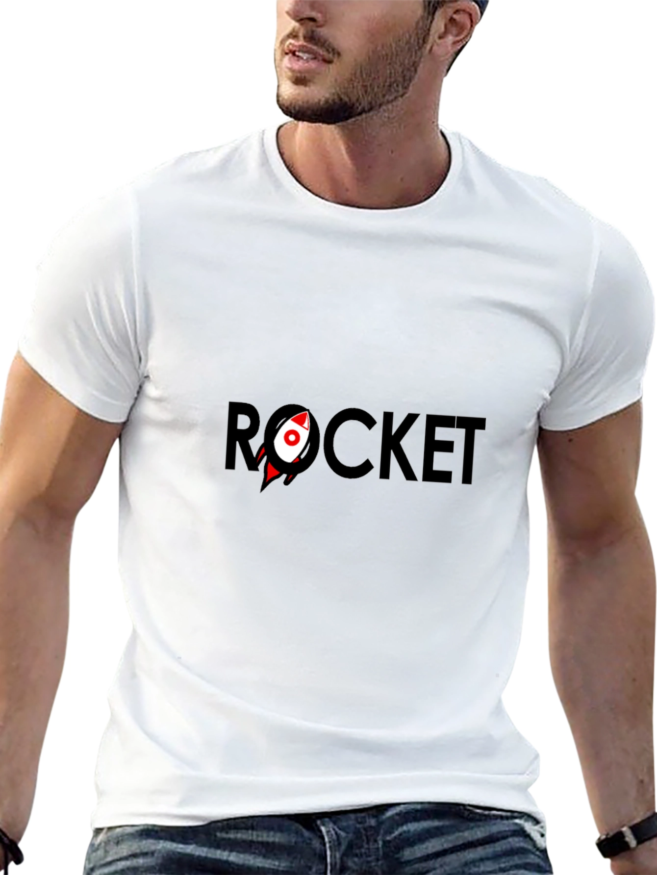 Rocket Graphic Tee - Blast Off in Style!