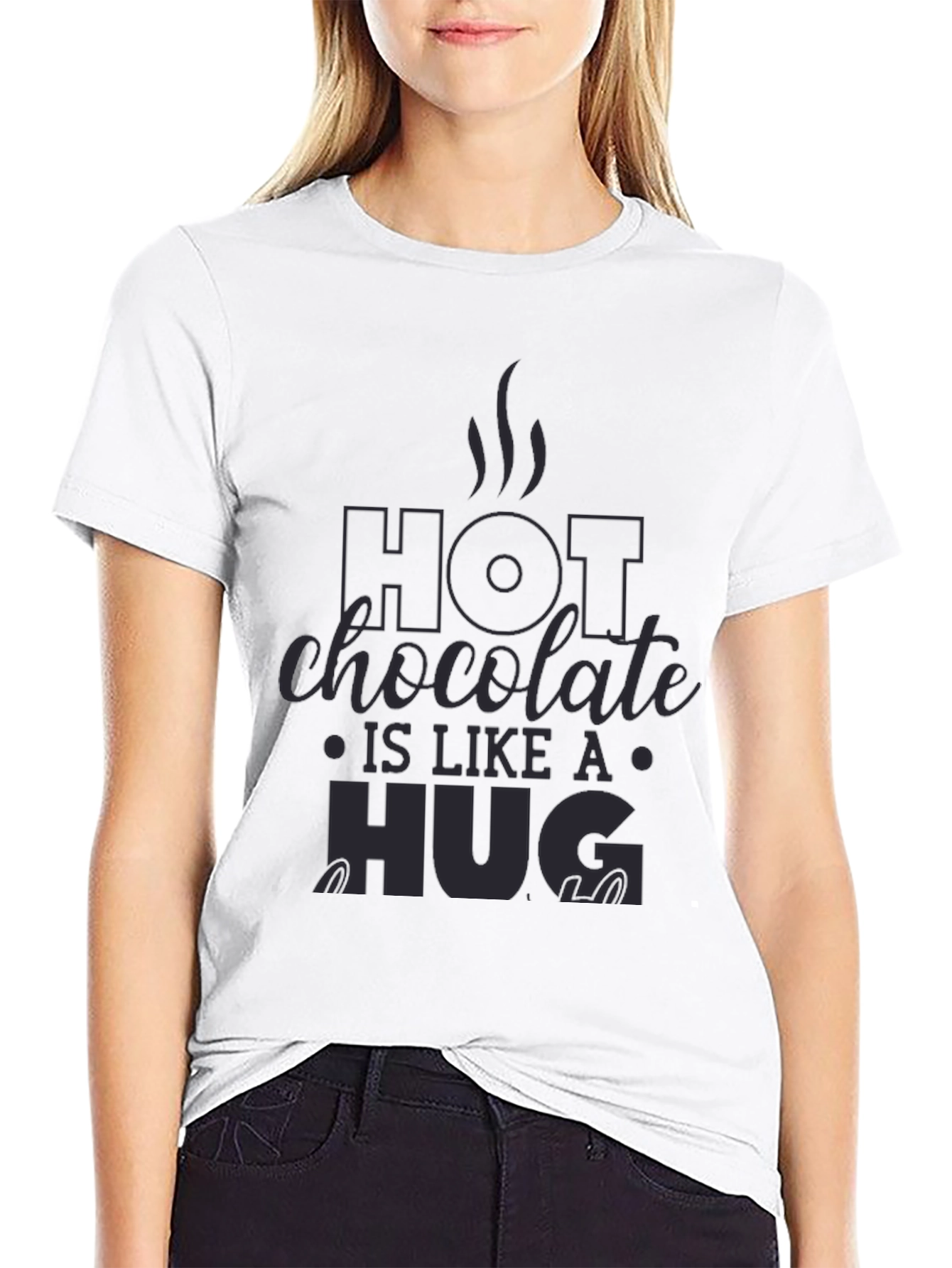 Hot Chocolate Hug Graphic T-Shirt