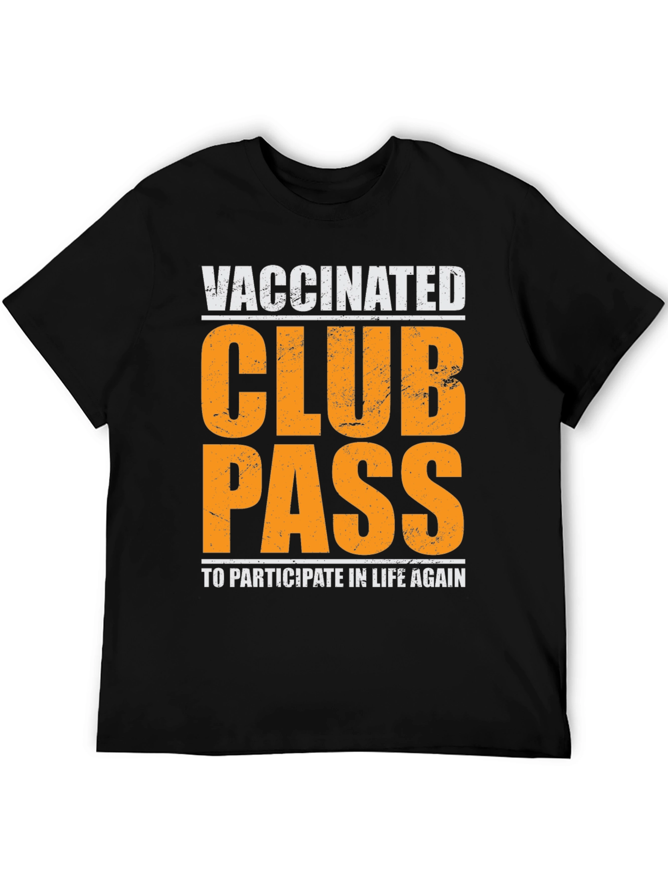 Vaccinated Club Pass Graphic Tee