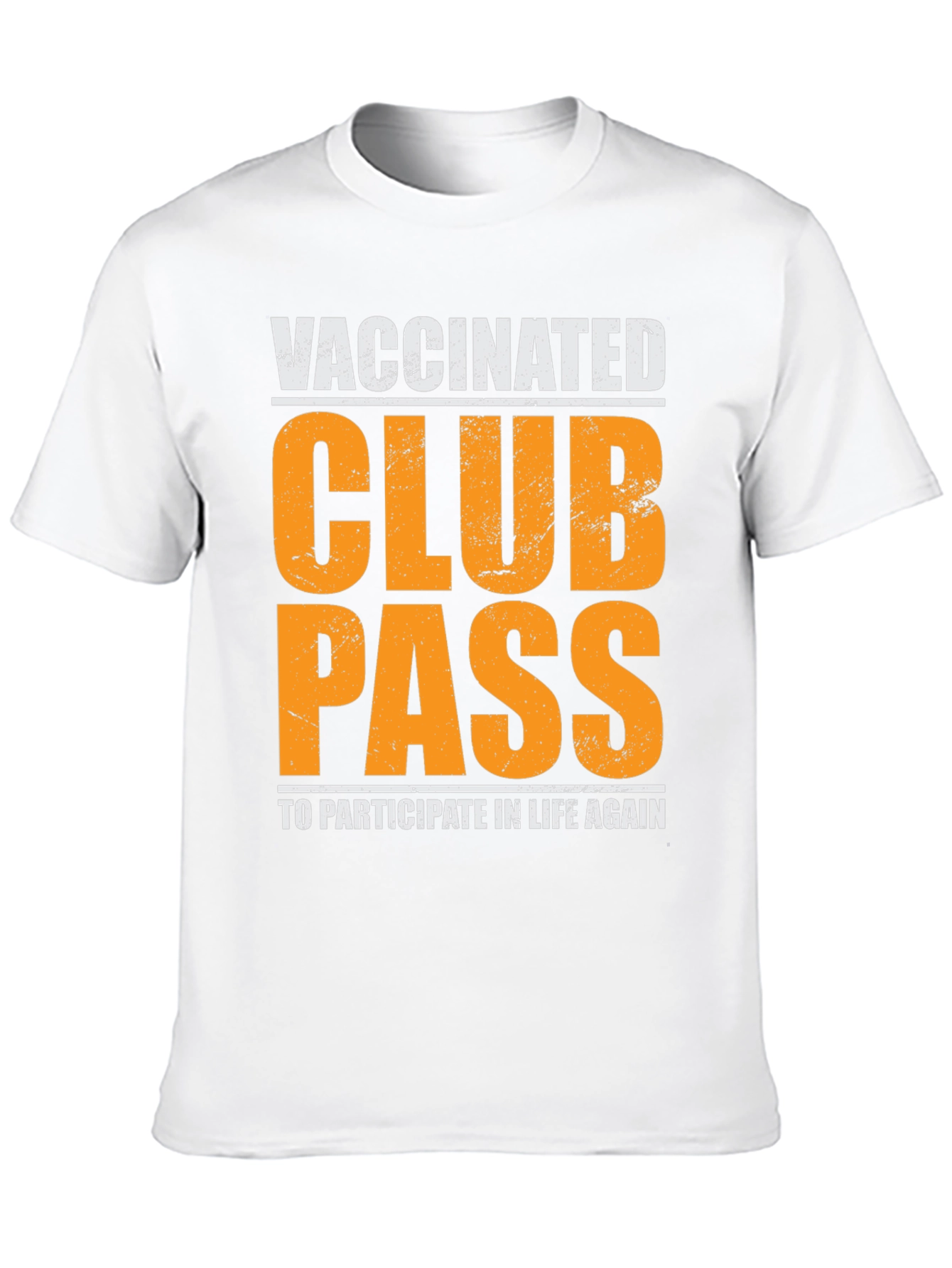 Vaccinated Club Pass Graphic Tee