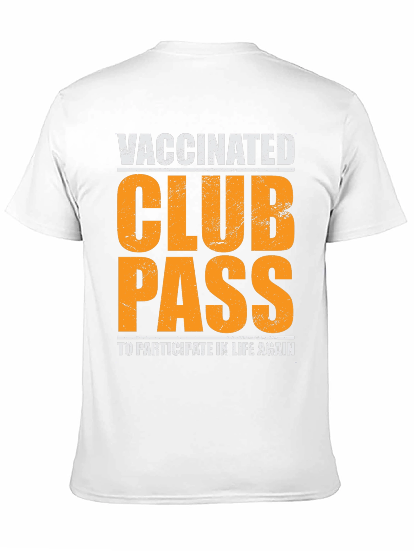 Vaccinated Club Pass Graphic Tee