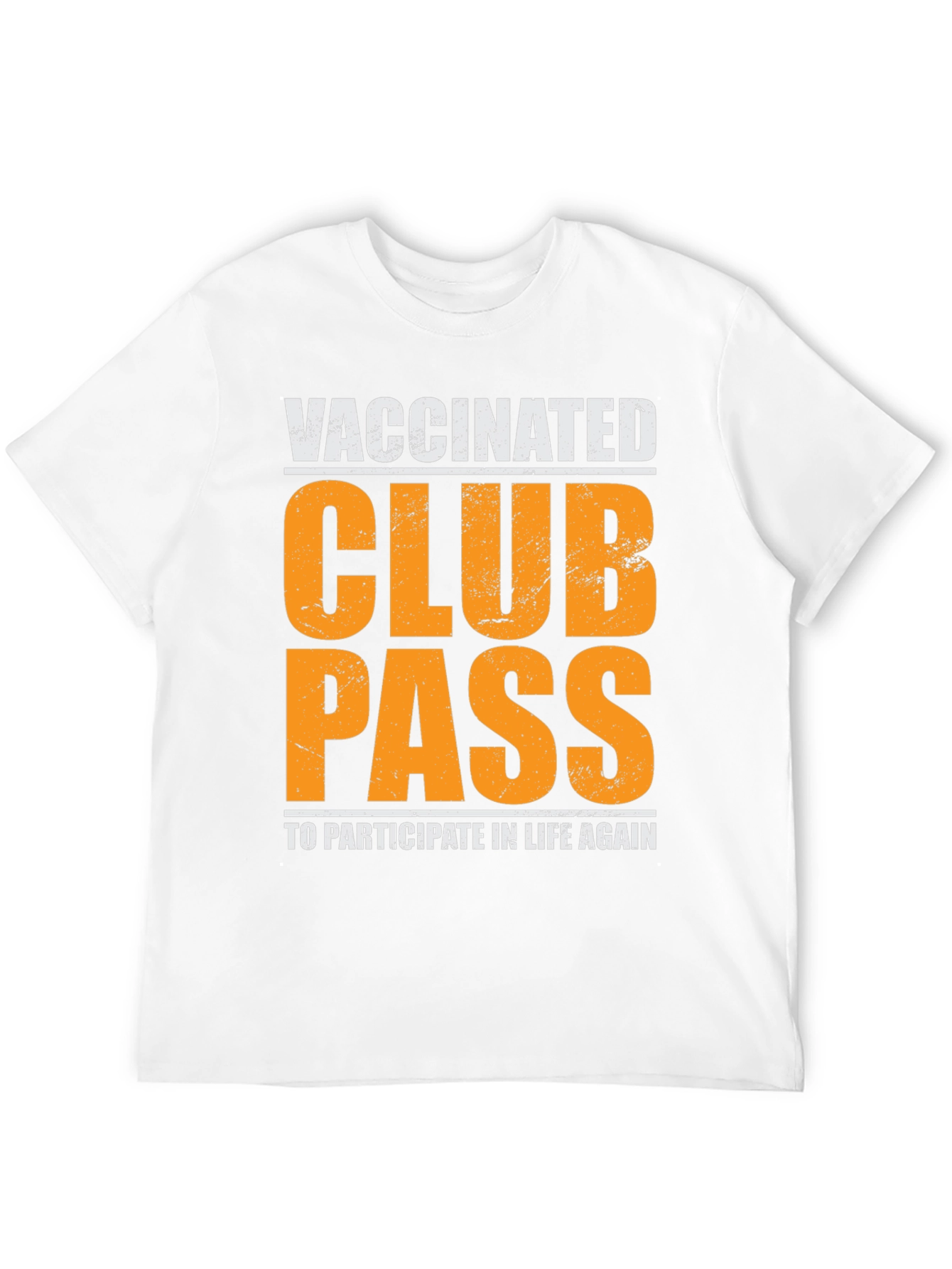 Vaccinated Club Pass Graphic Tee