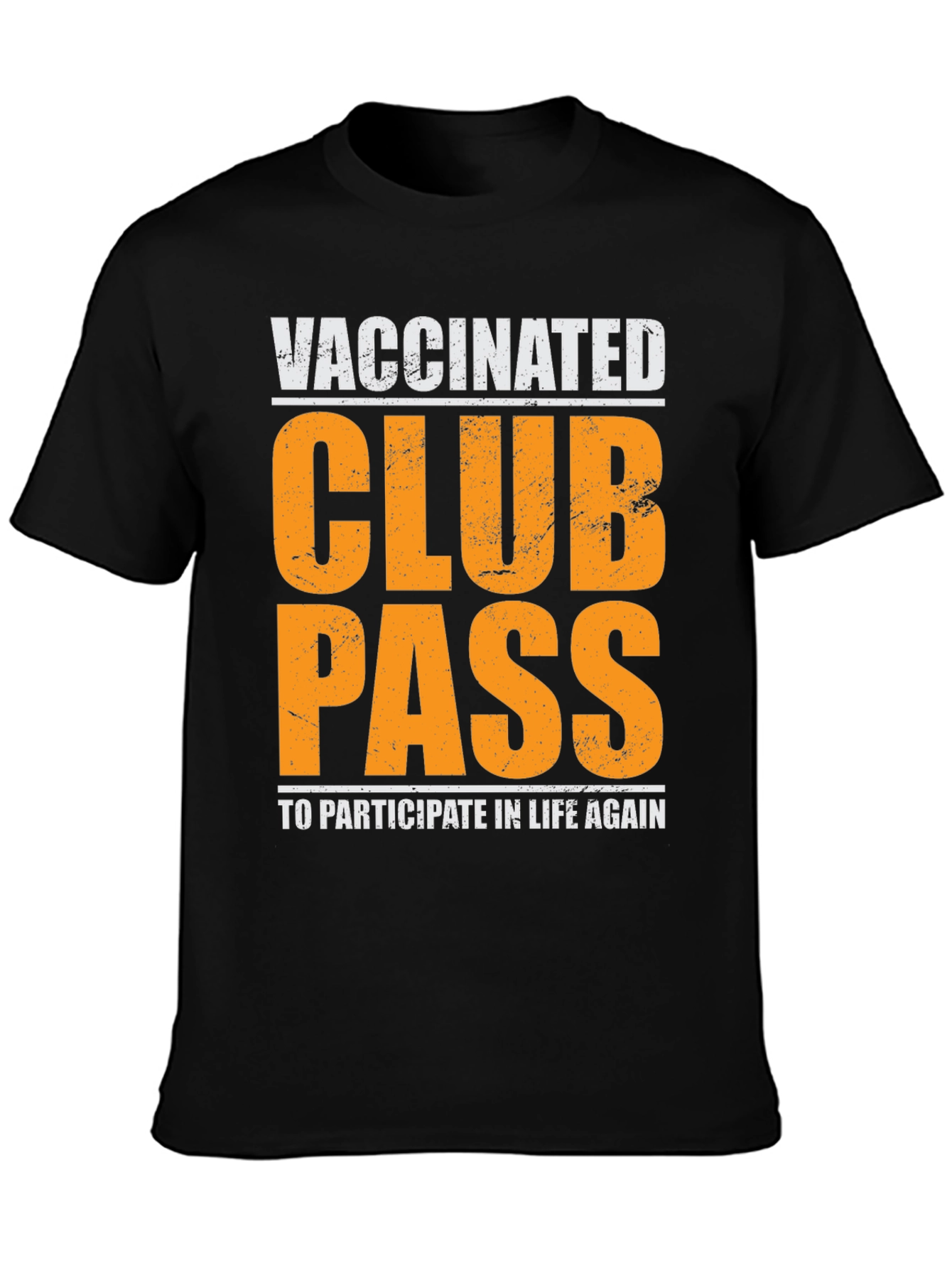 Vaccinated Club Pass Graphic Tee