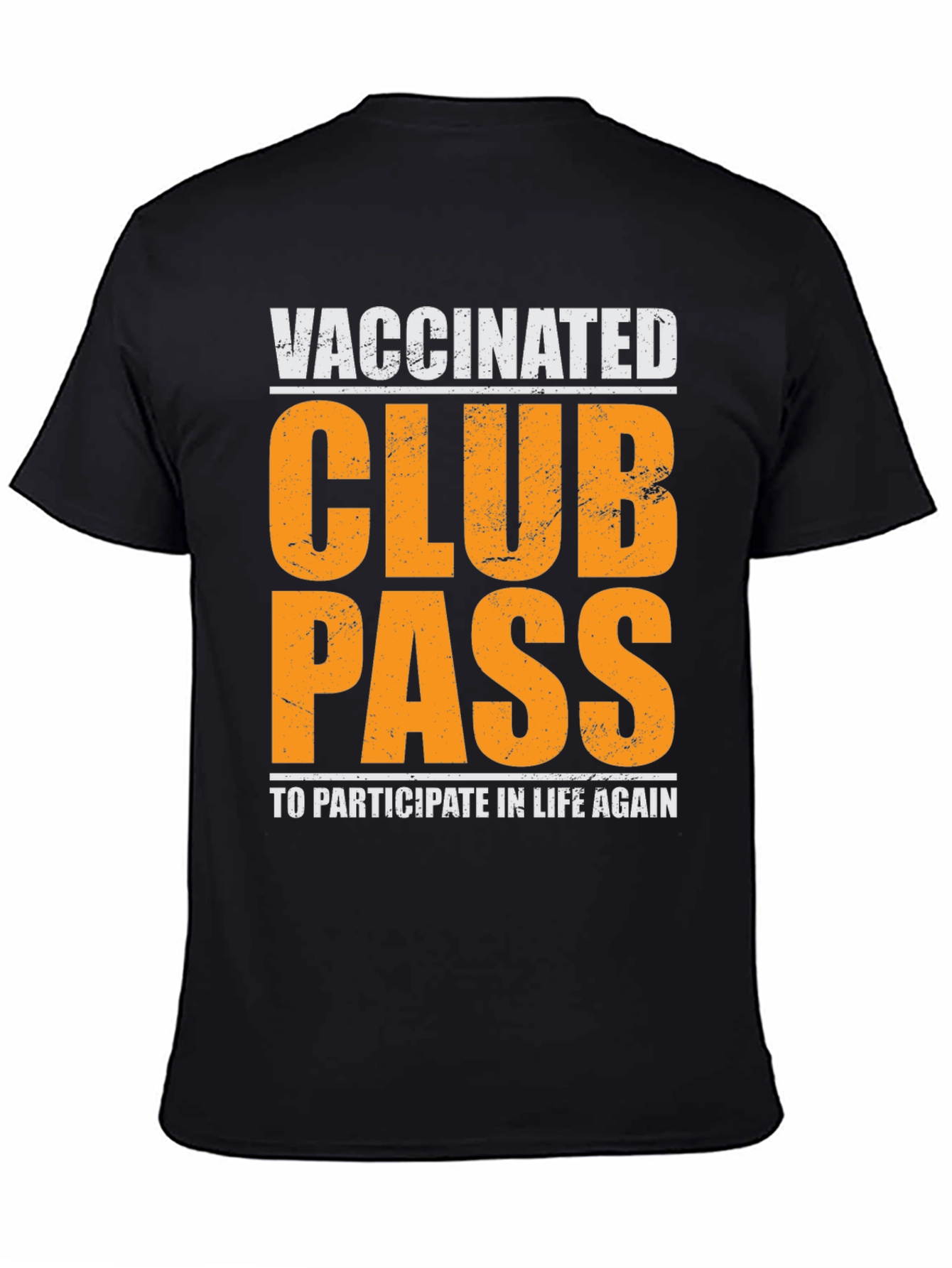 Vaccinated Club Pass Graphic Tee