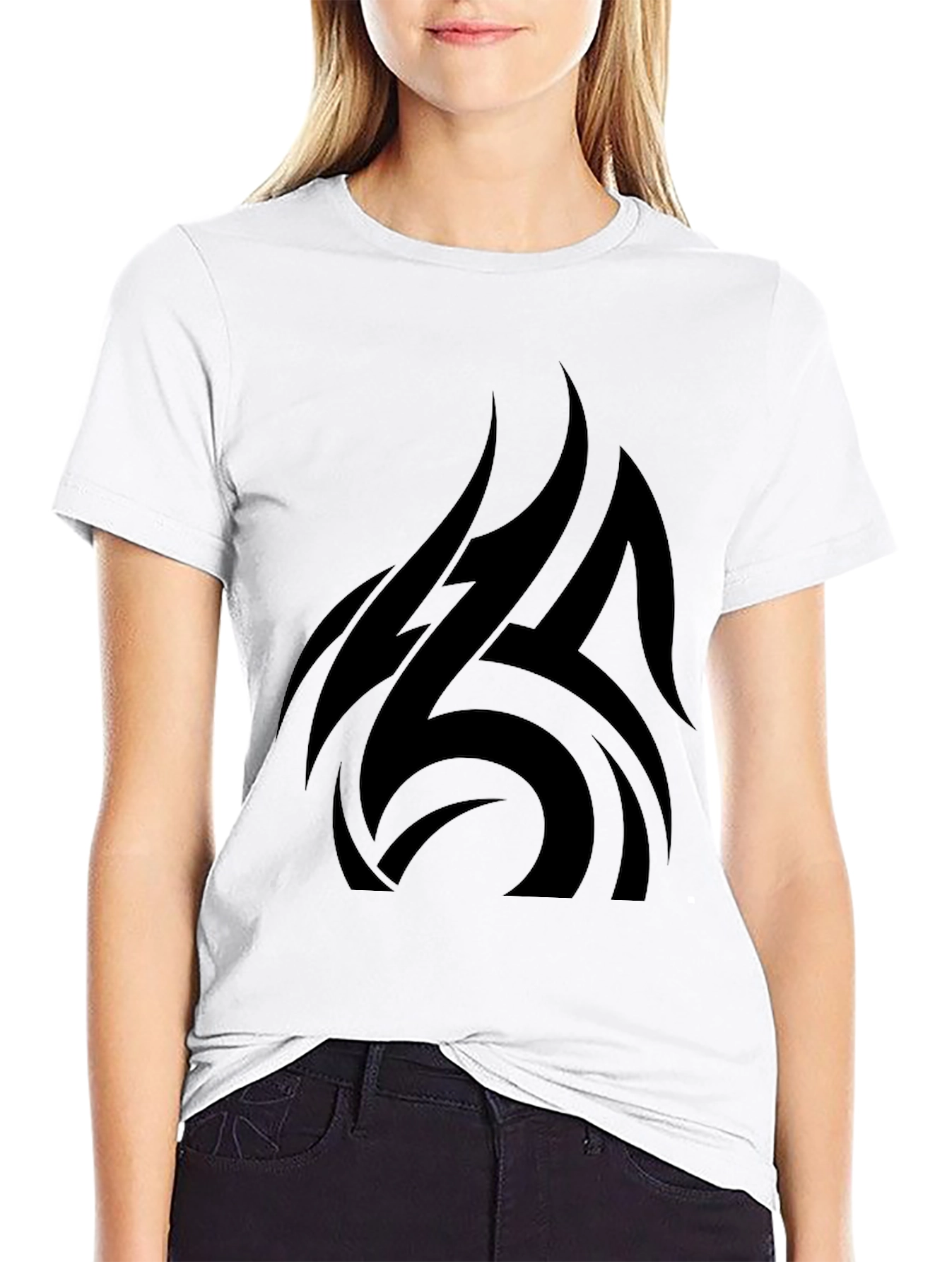 Black Tribal Graphic T-Shirt - Stylish Mens Apparel