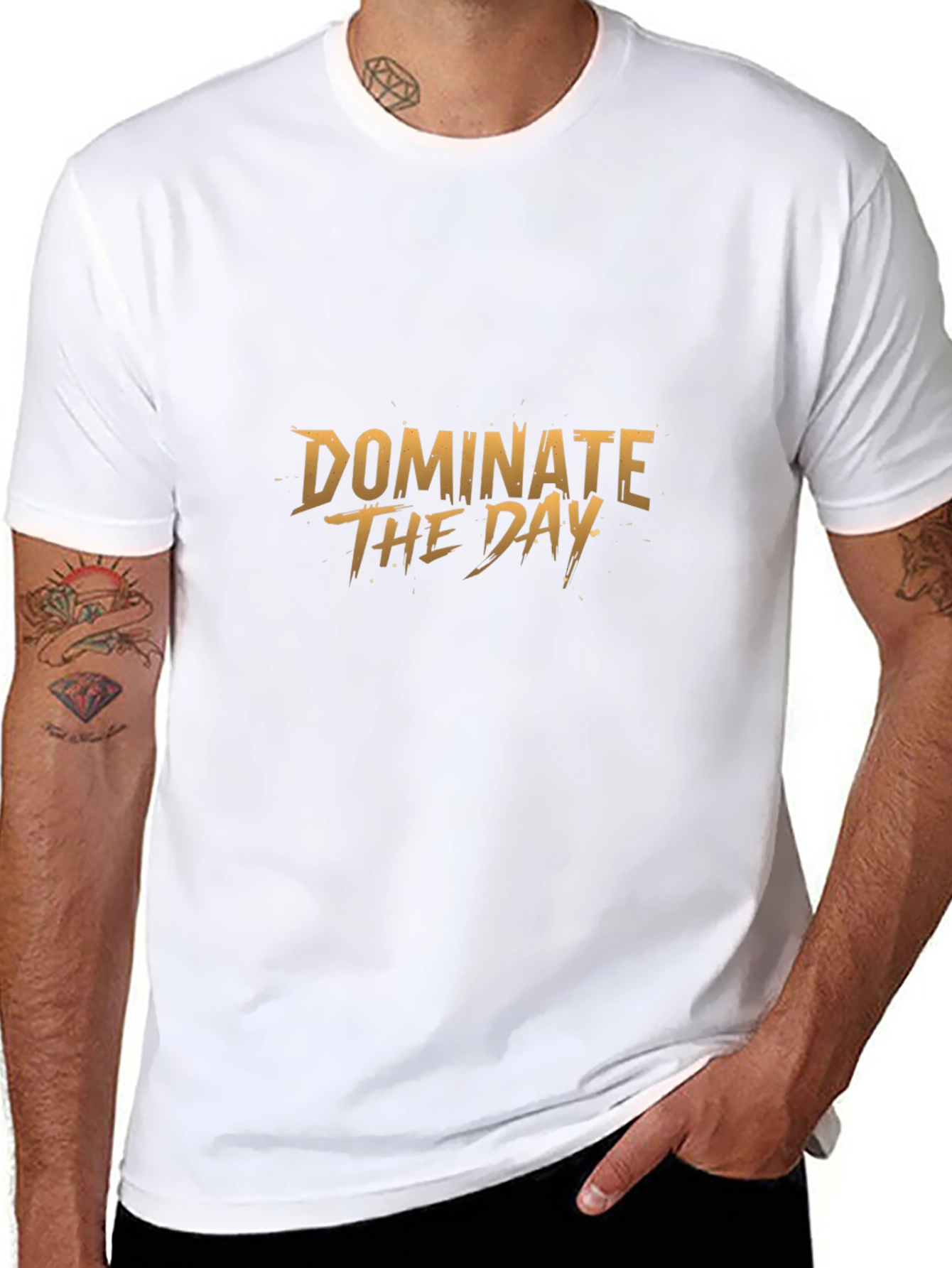 Dominate the Day Graphic Tee - Mens Black T-Shirt