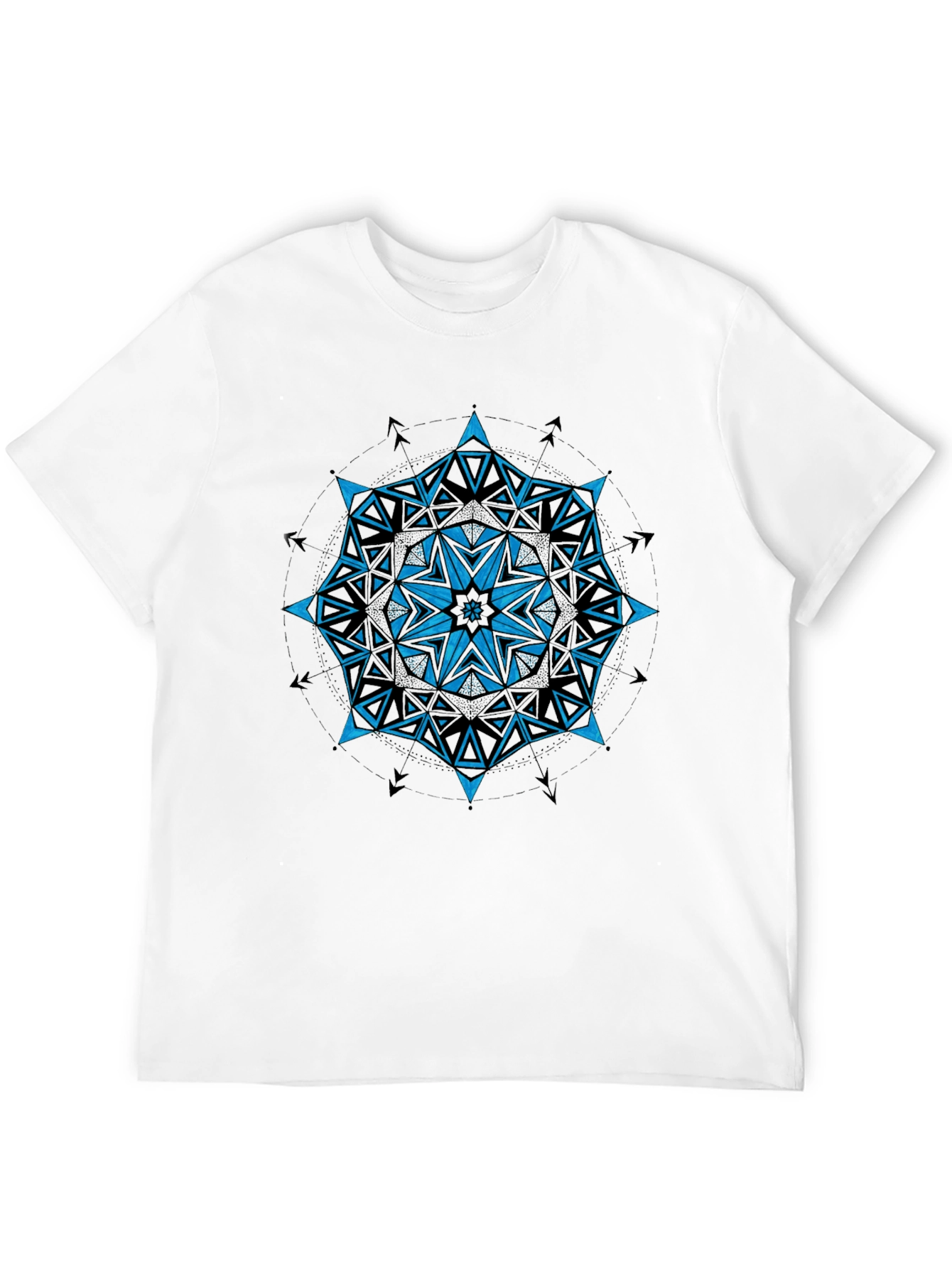 Geometric Mandala Graphic Print T-Shirt
