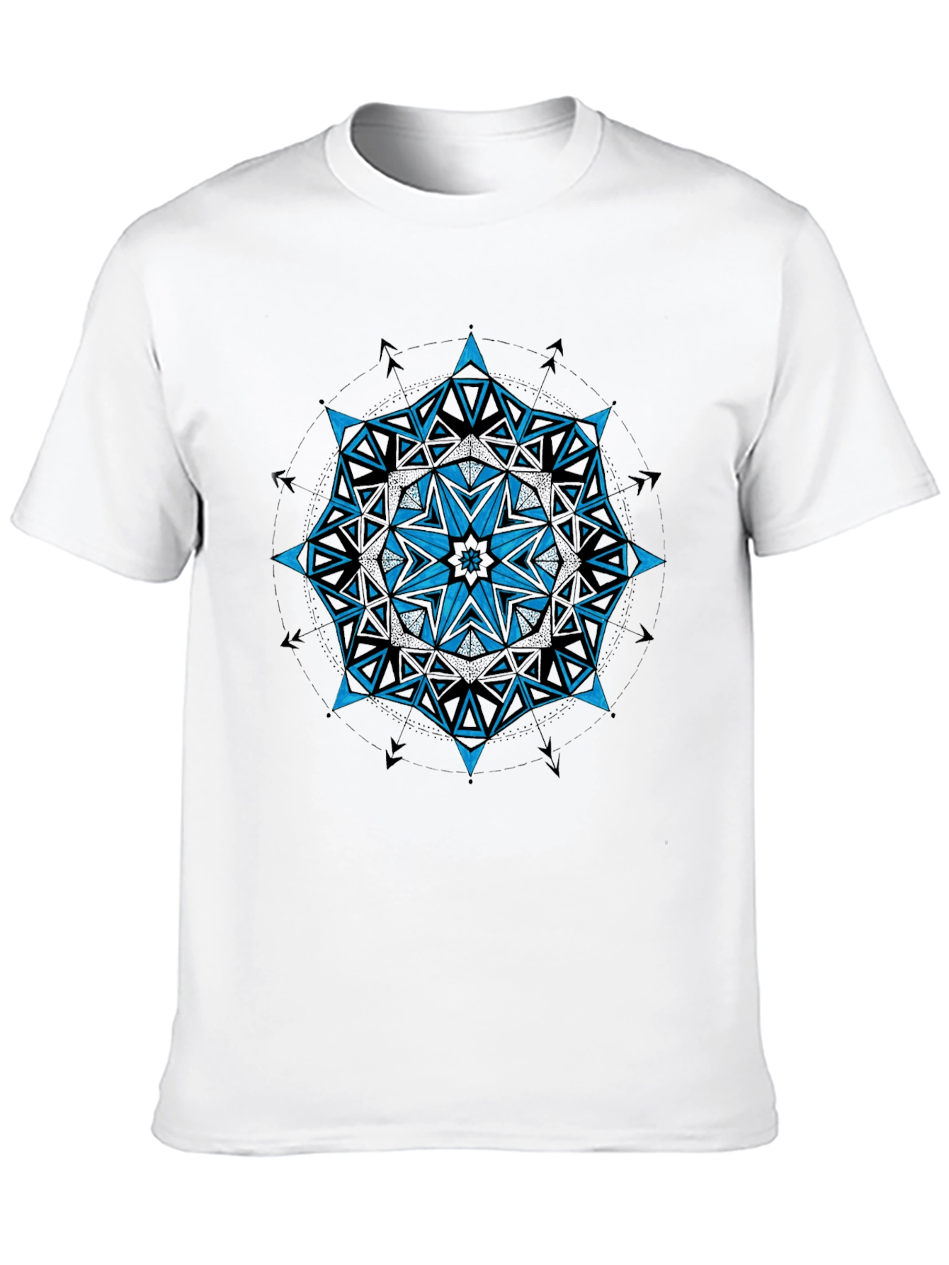 Geometric Mandala Graphic Print T-Shirt