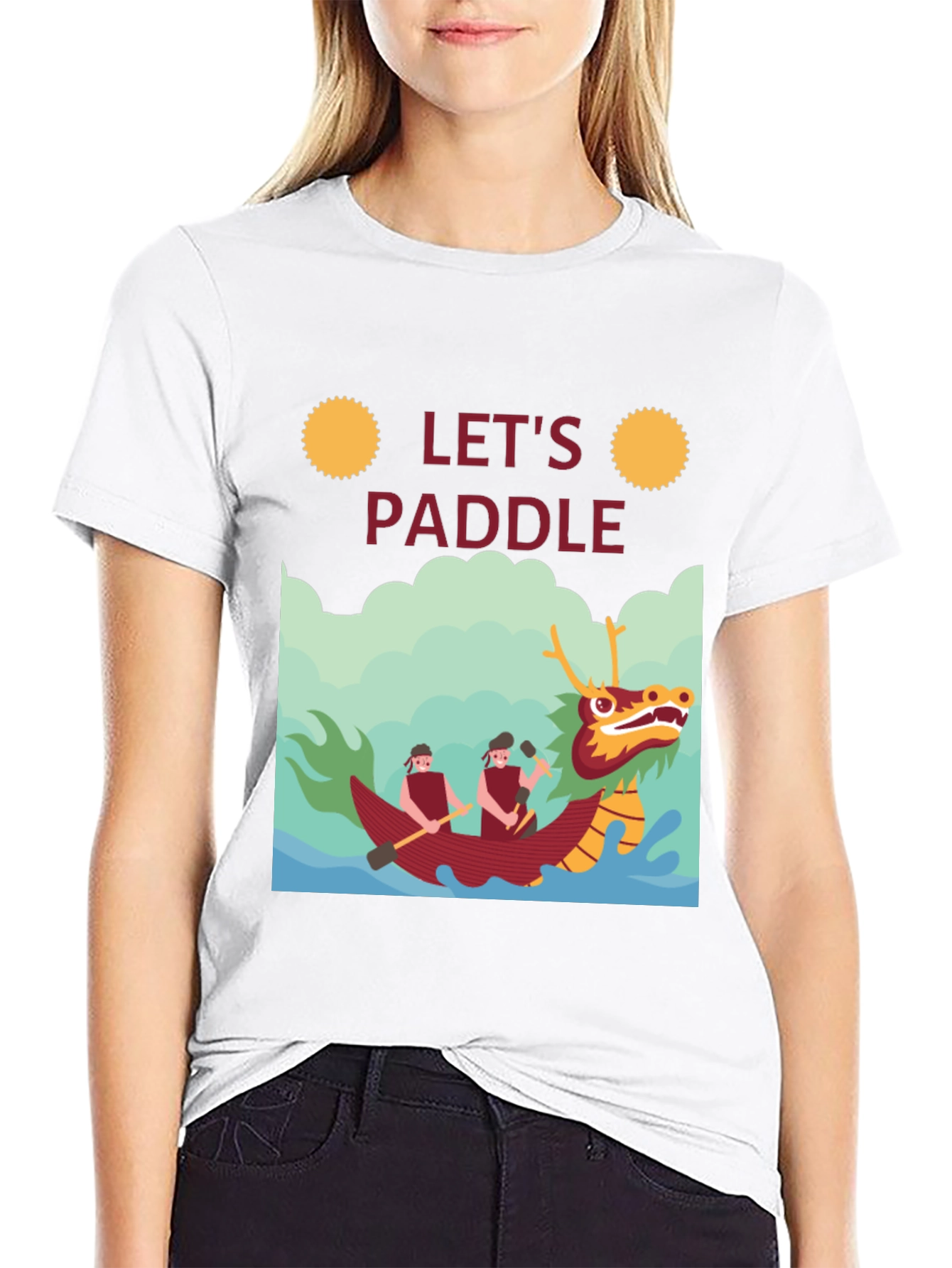 Lets Paddle Dragon Boat Festival T-Shirt