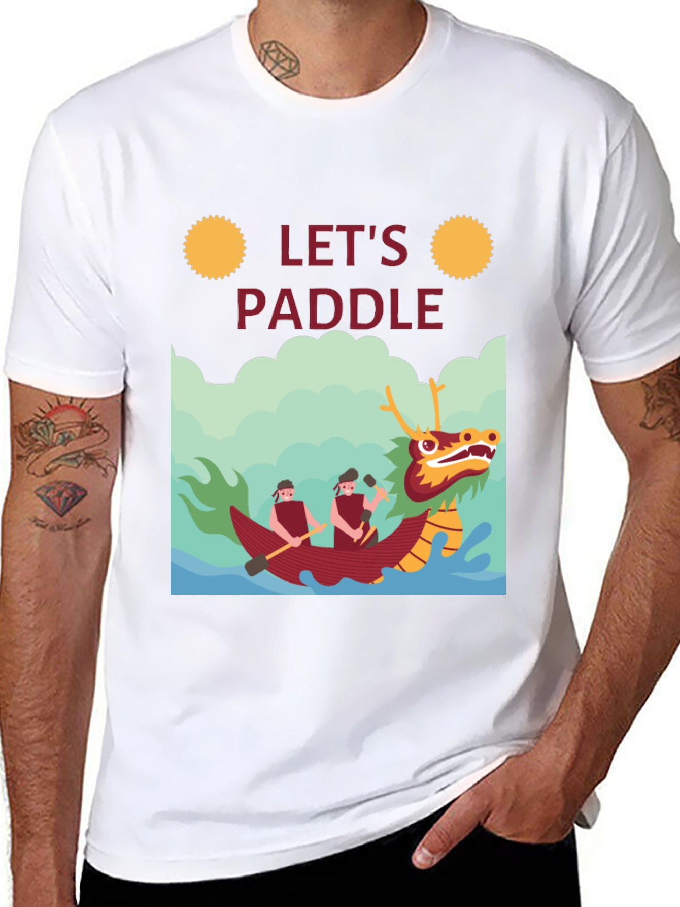 Lets Paddle Dragon Boat Festival T-Shirt