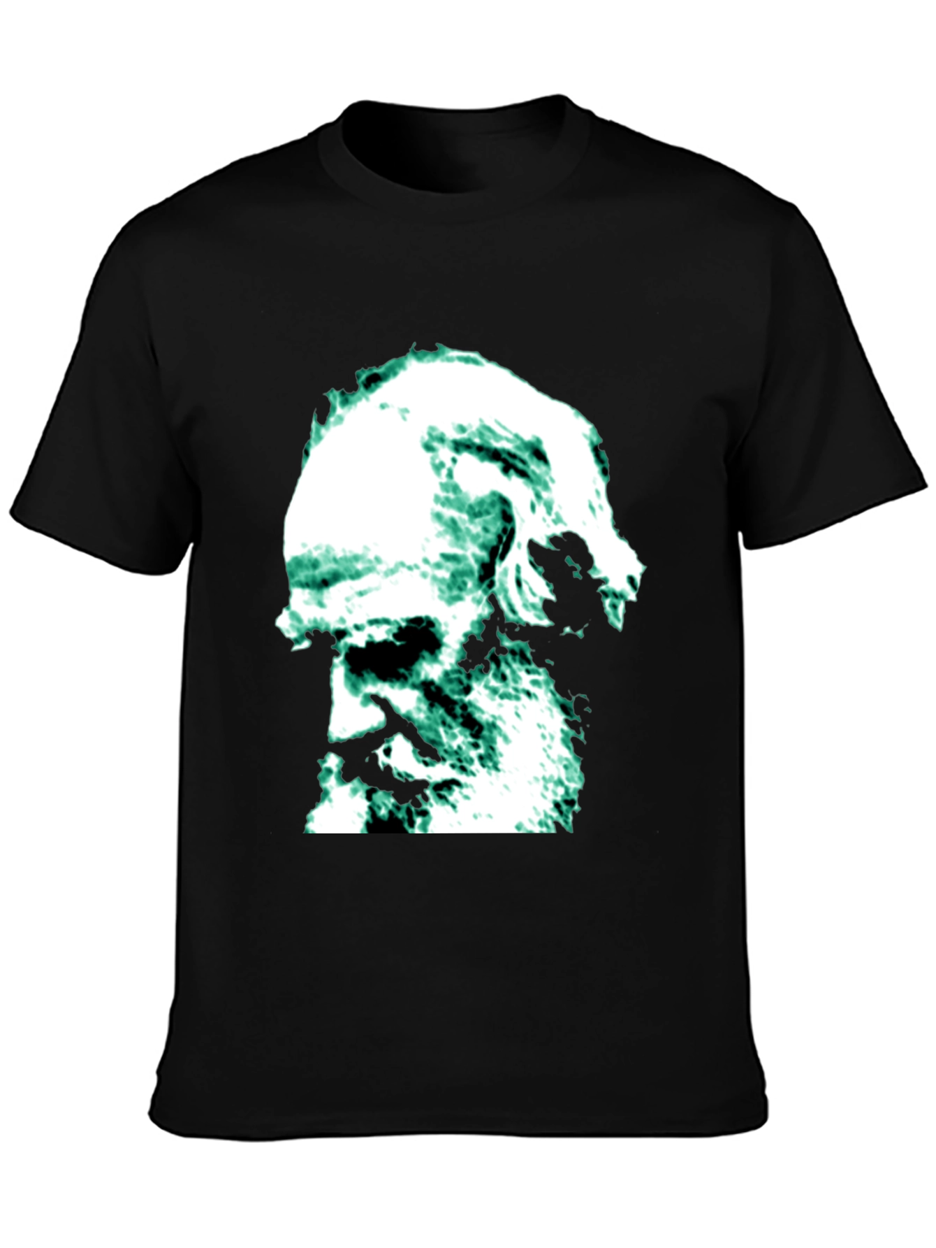 Darwin Graphic T-Shirt - Black Cotton Blend