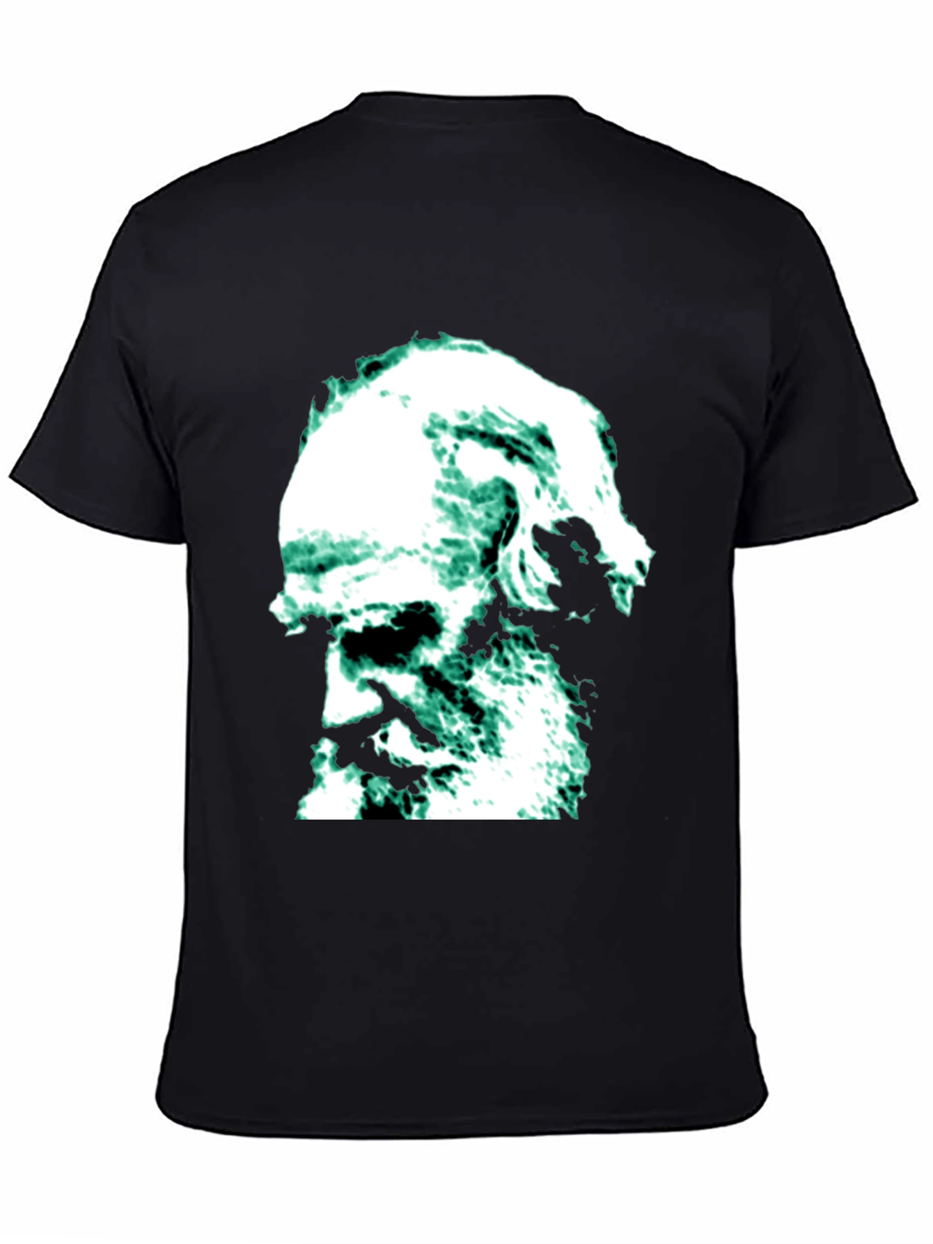 Darwin Graphic T-Shirt - Black Cotton Blend