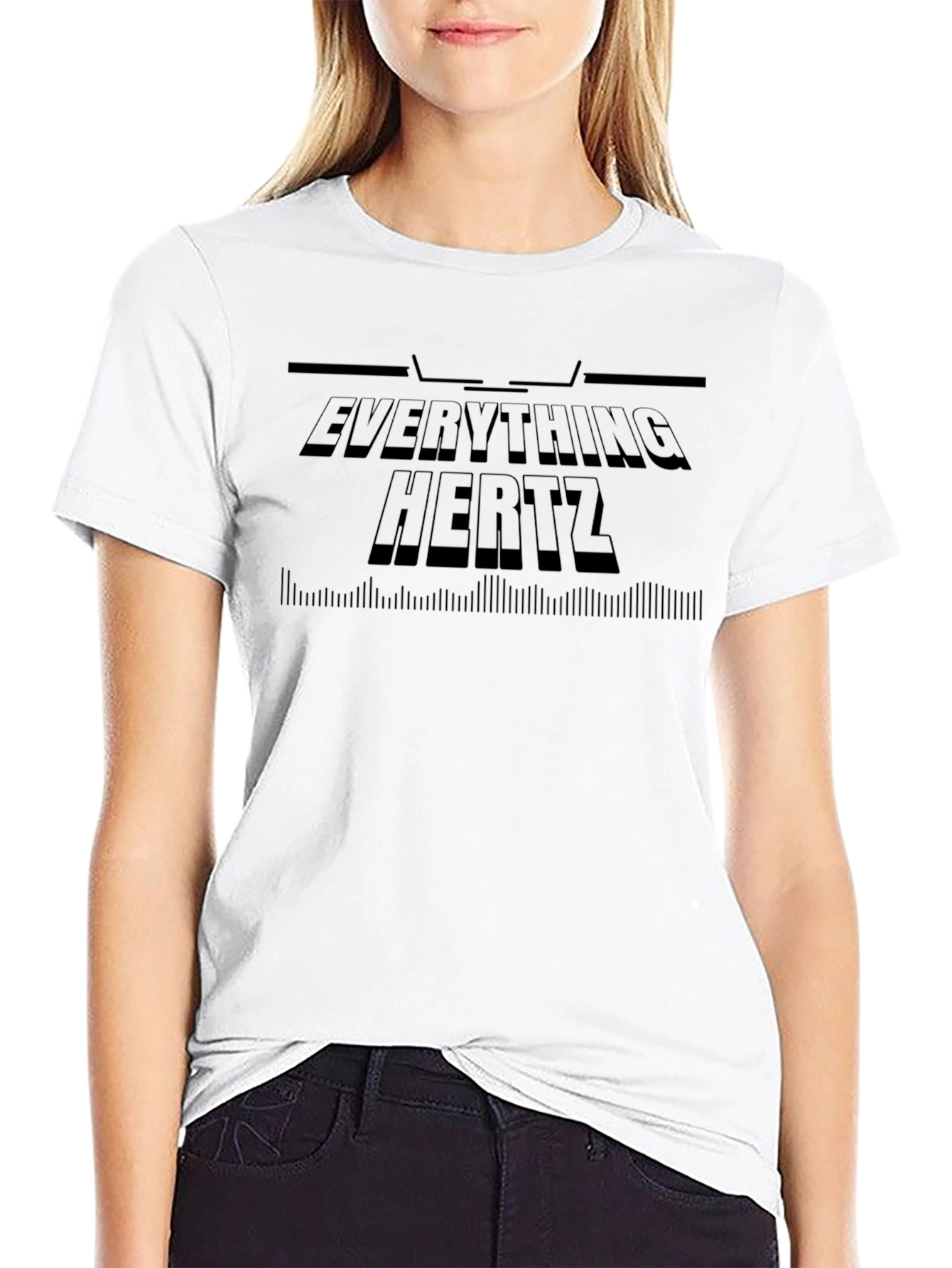 Everything Hertz Black Graphic Tee