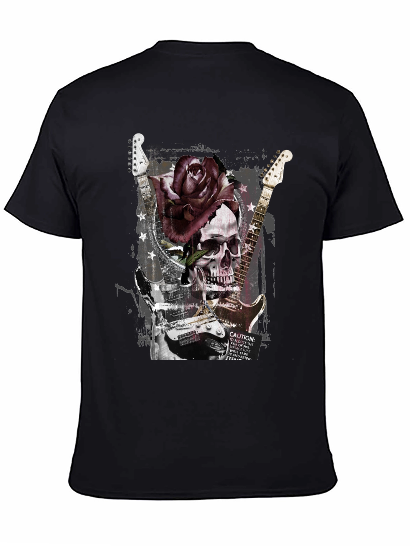 Skull & Rose Graphic T-Shirt