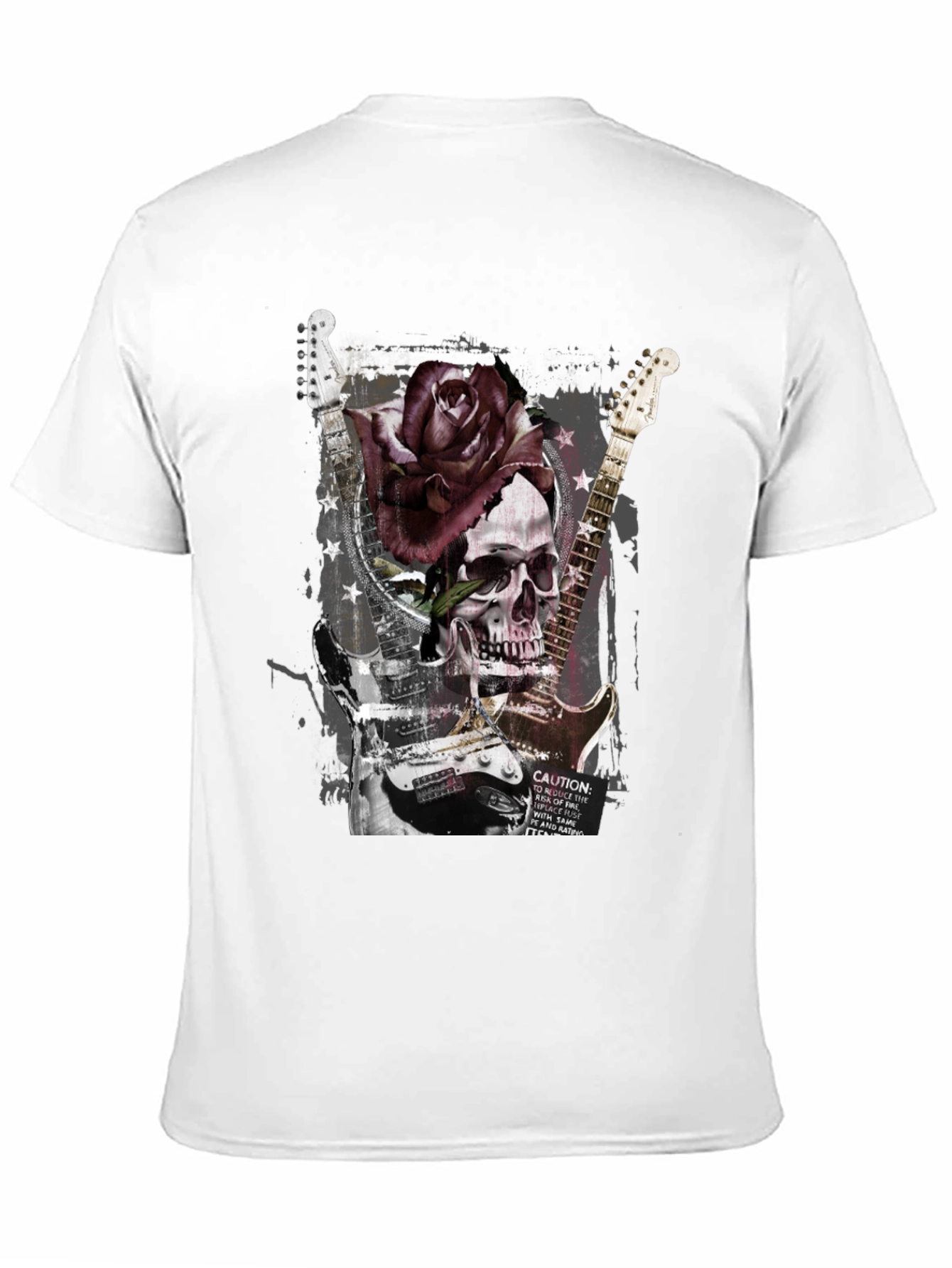 Skull & Rose Graphic T-Shirt