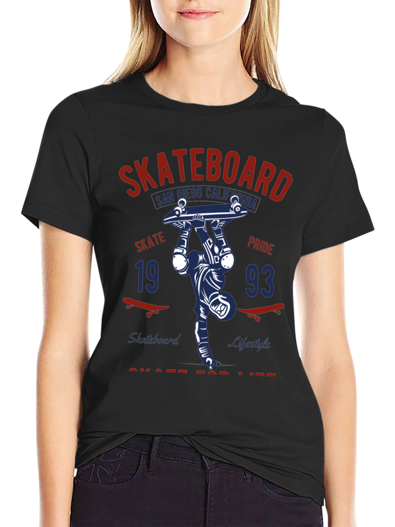 Skateboard San Diego Graphic T-Shirt