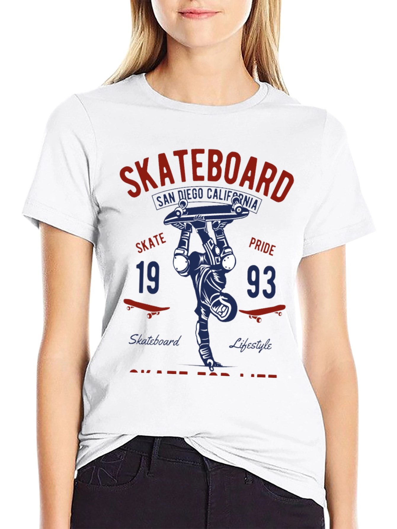 Skateboard San Diego Graphic T-Shirt