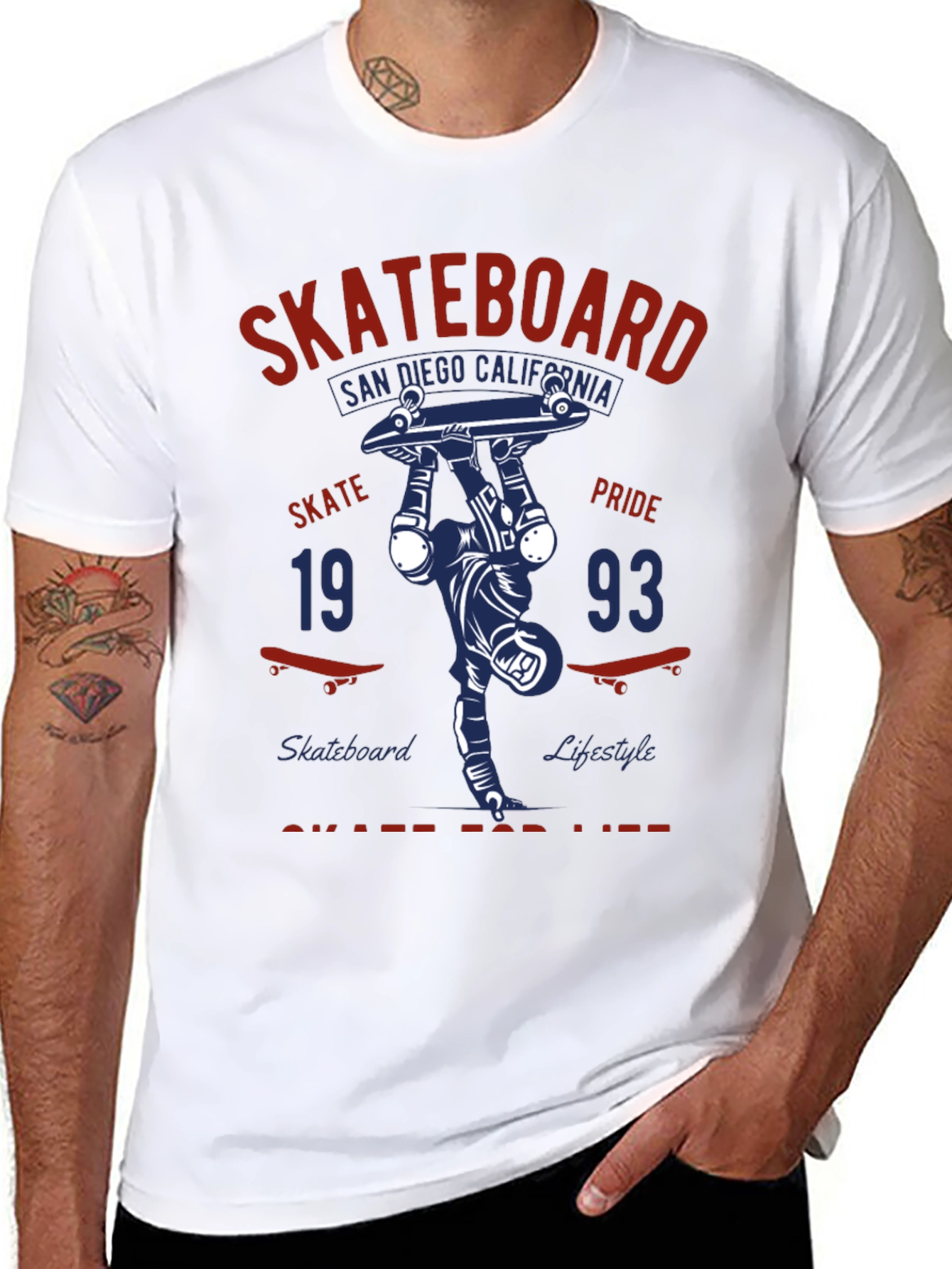 Skateboard San Diego Graphic T-Shirt