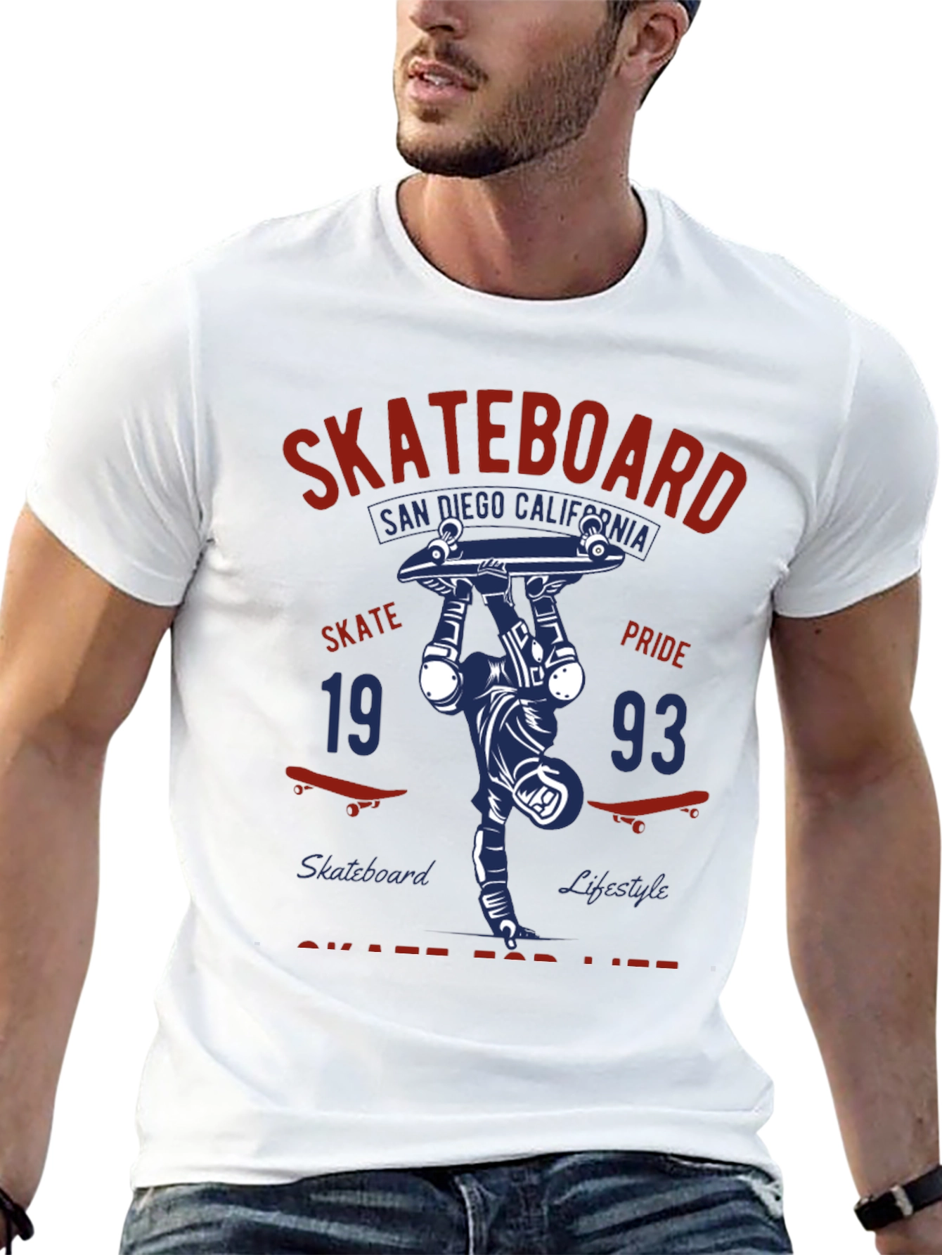 Skateboard San Diego Graphic T-Shirt