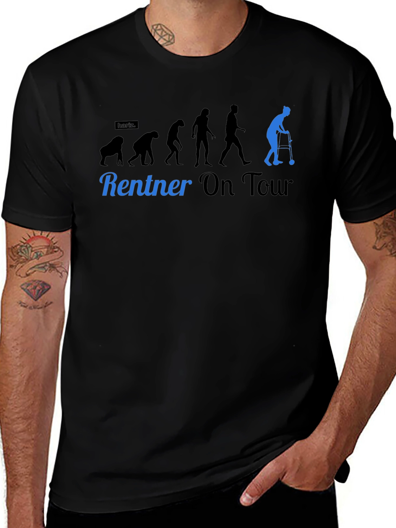 Evolution Retired T-Shirt - Funny Retirement Gift
