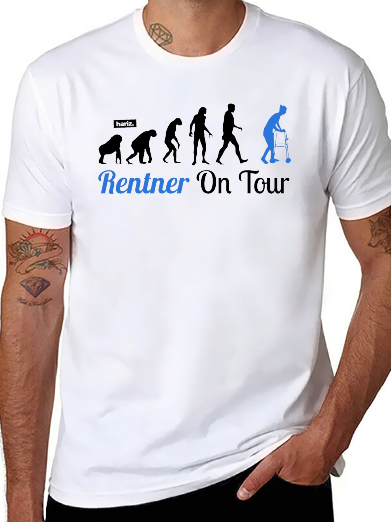 Evolution Retired T-Shirt - Funny Retirement Gift