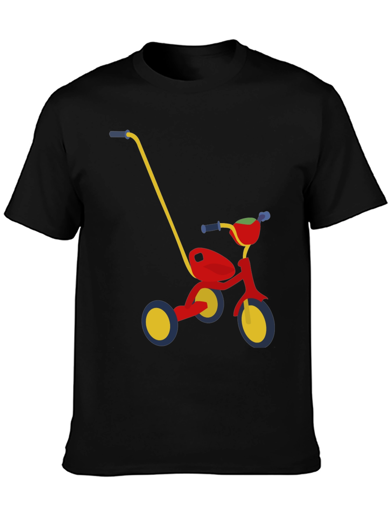 Novelty Tricycle Graphic T-Shirt - Fun Adult Apparel