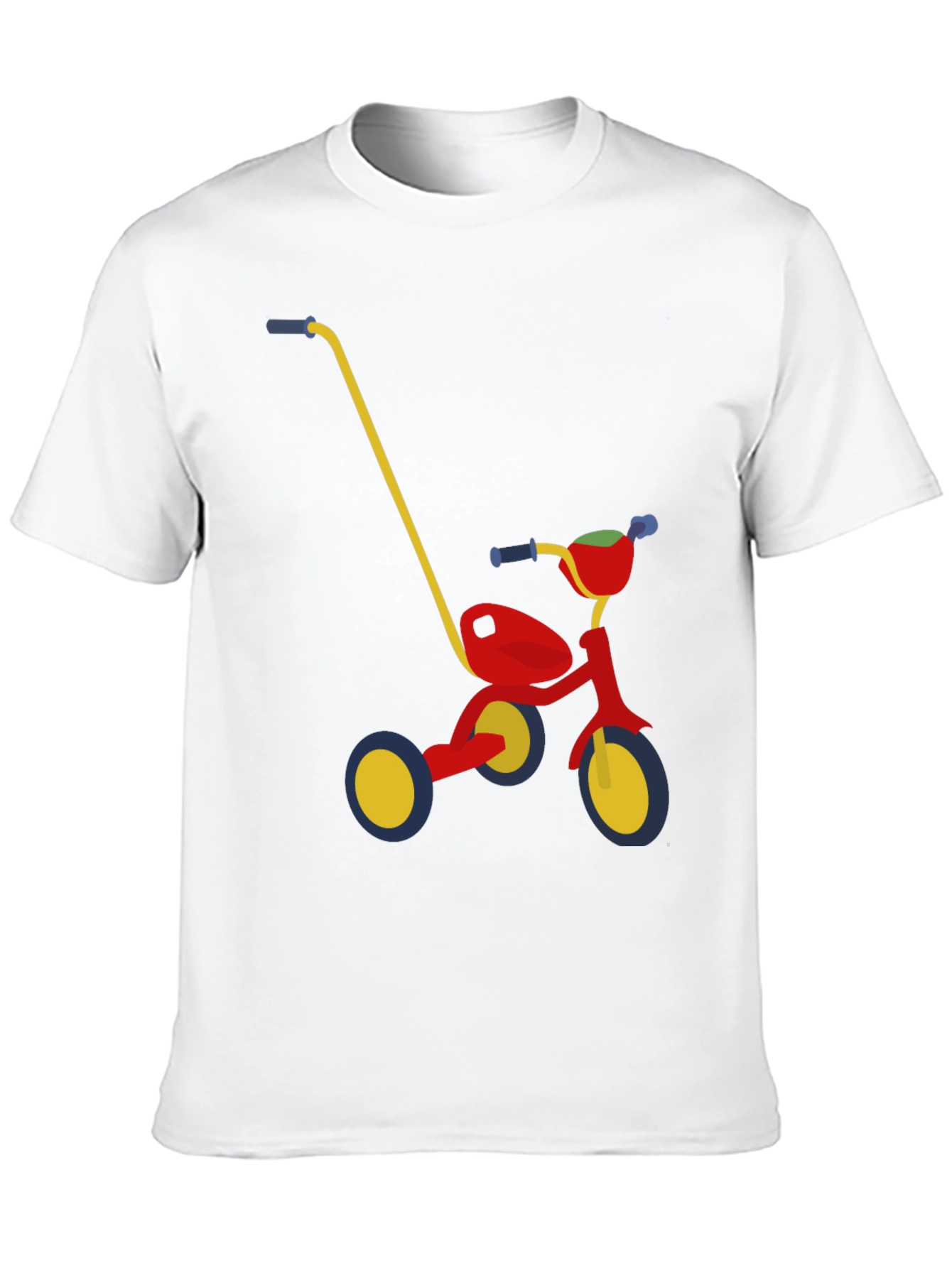 Novelty Tricycle Graphic T-Shirt - Fun Adult Apparel
