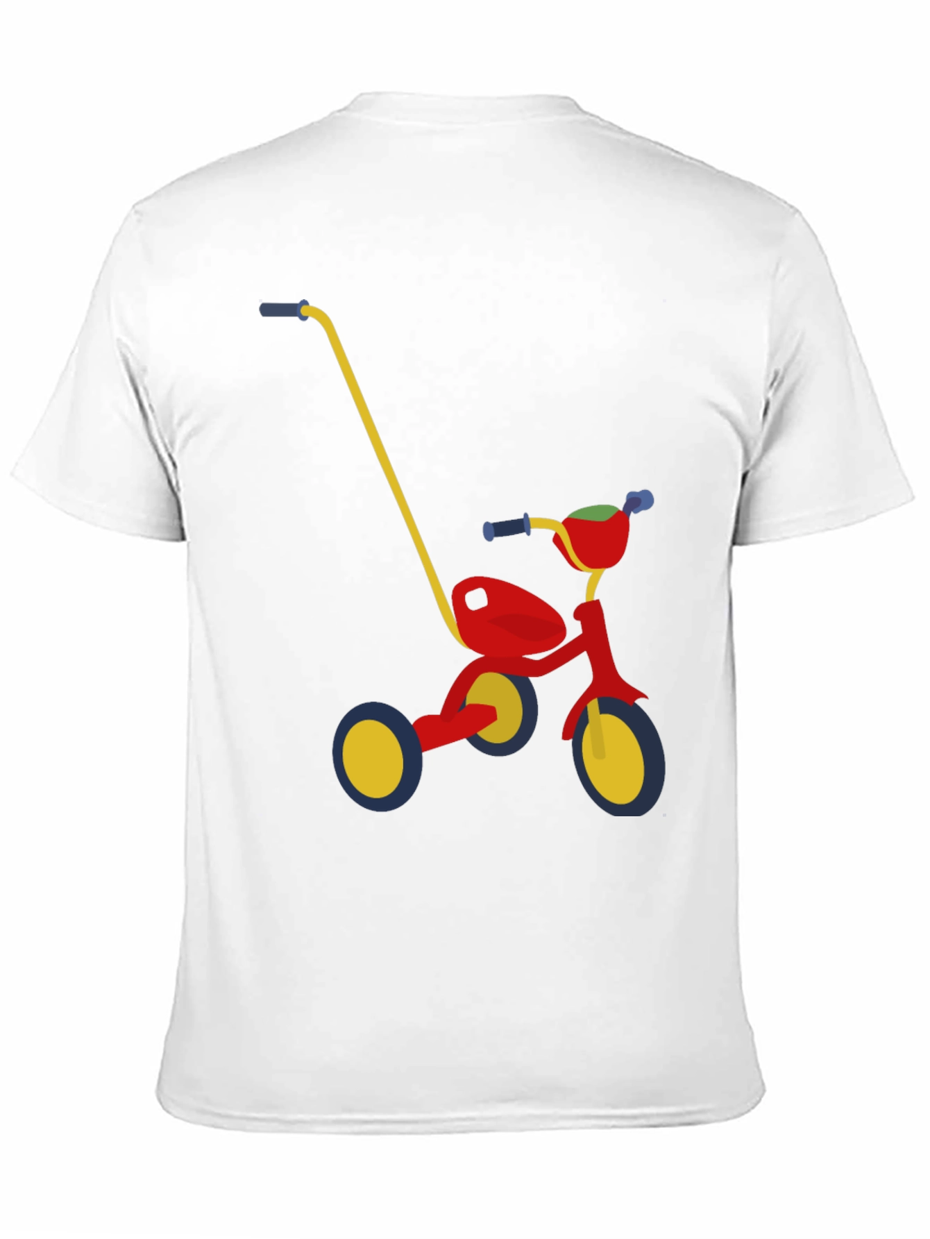 Novelty Tricycle Graphic T-Shirt - Fun Adult Apparel