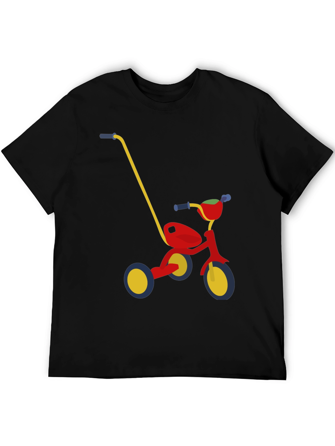 Novelty Tricycle Graphic T-Shirt - Fun Adult Apparel