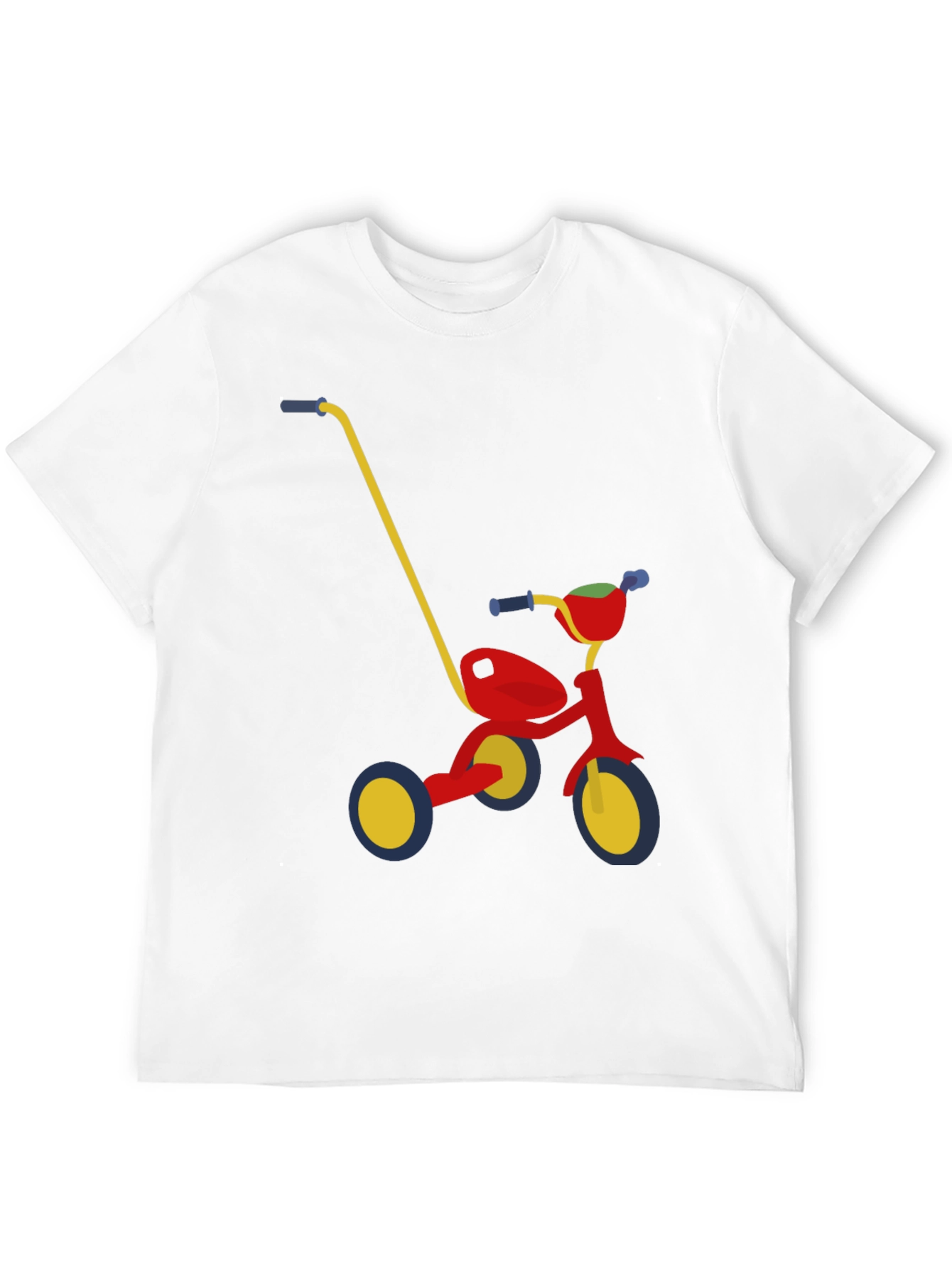 Novelty Tricycle Graphic T-Shirt - Fun Adult Apparel