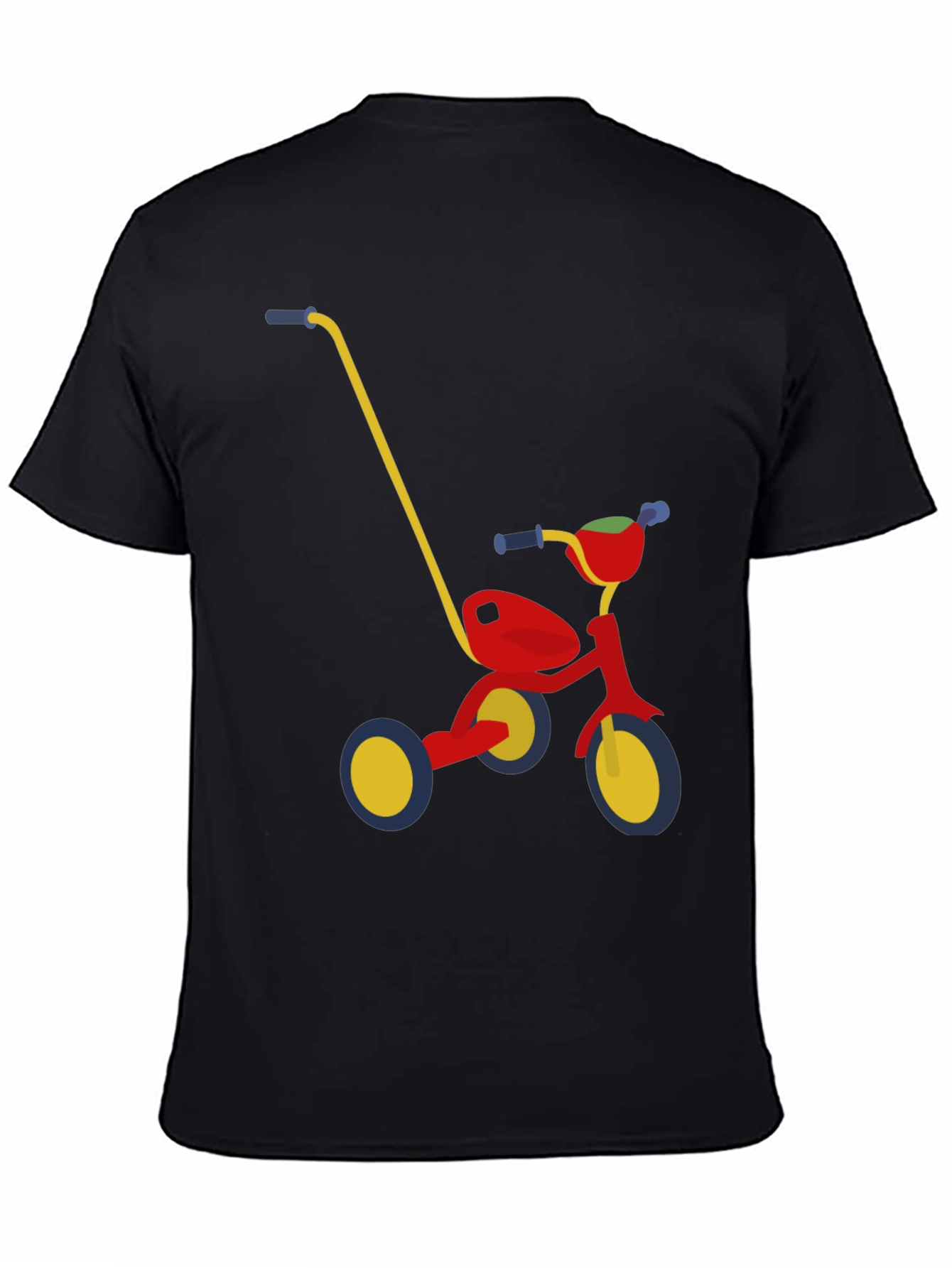 Novelty Tricycle Graphic T-Shirt - Fun Adult Apparel