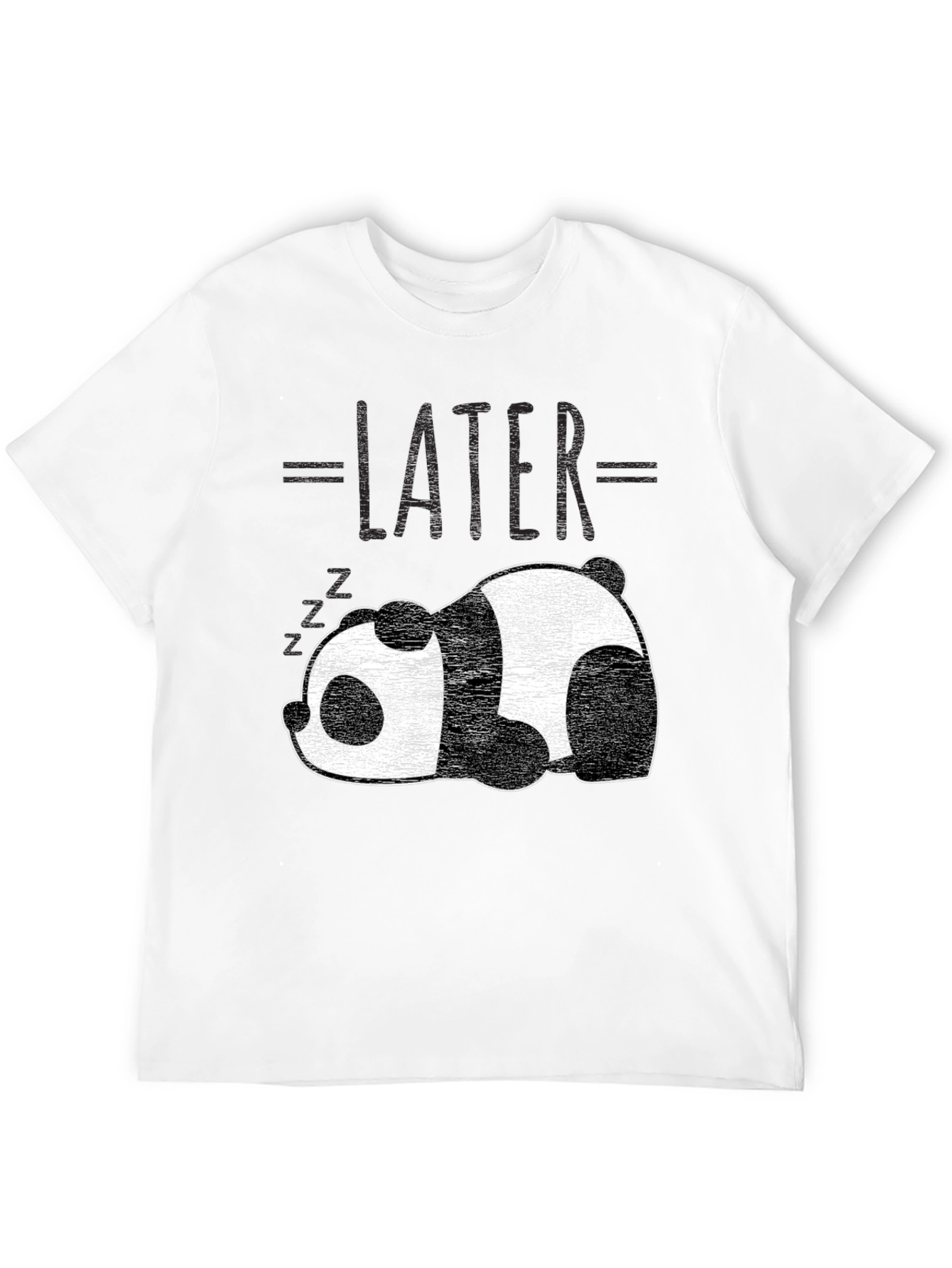 Lazy Panda T-Shirt - Later Graphic Tee