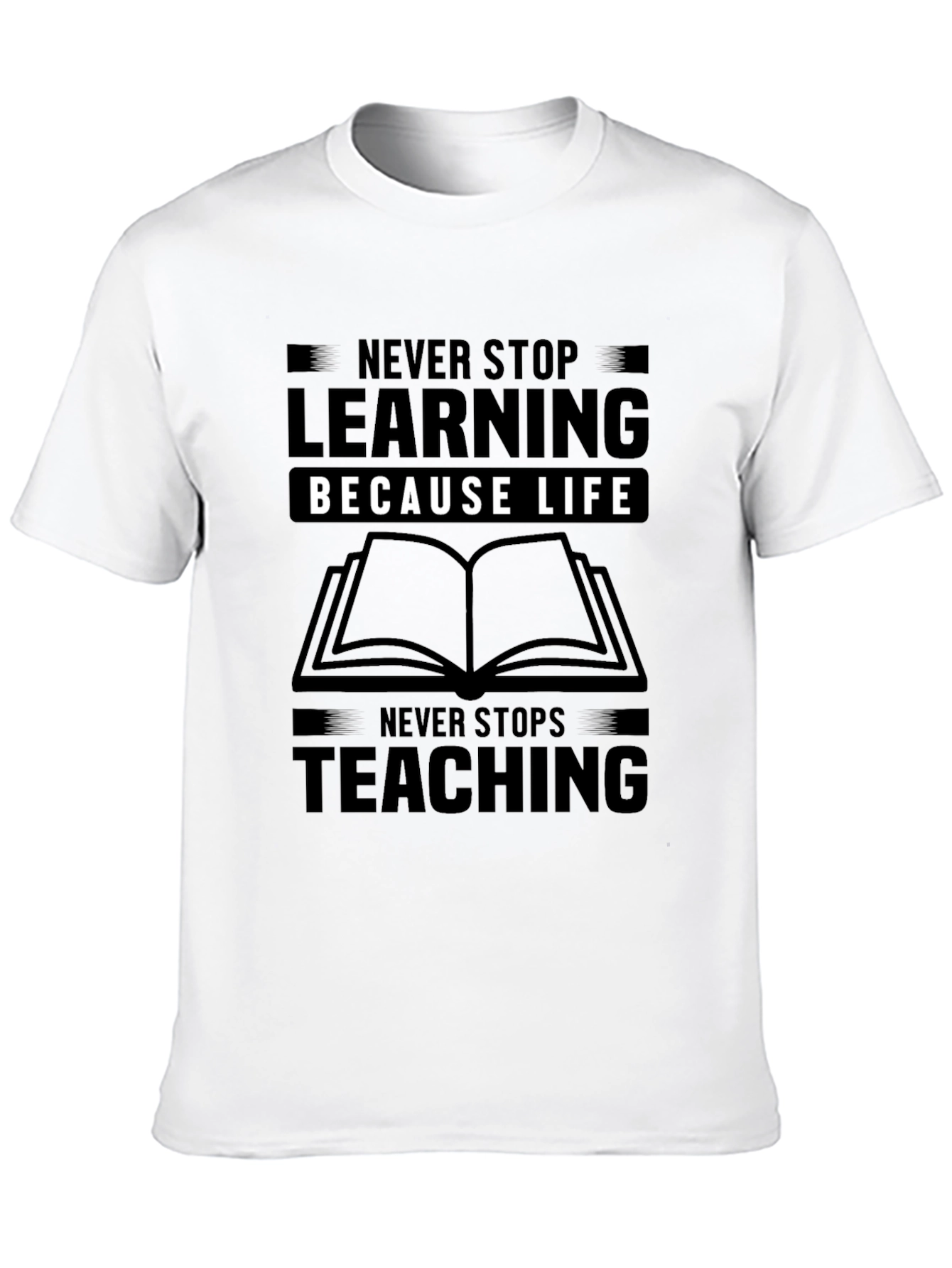 Never Stop Learning Graphic Tee