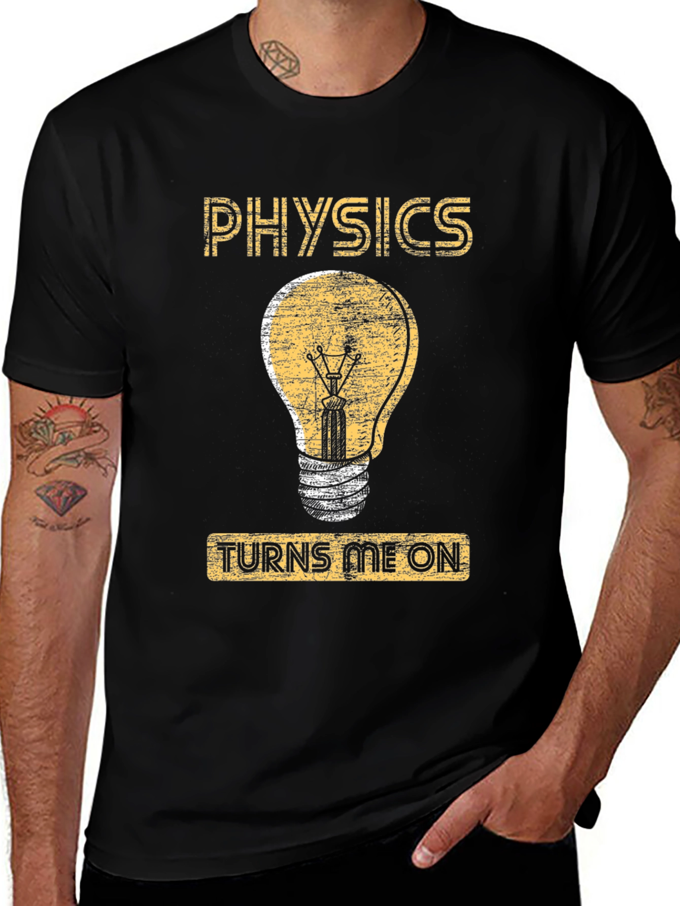 Physics Turns Me On T-Shirt - Funny Science Tee