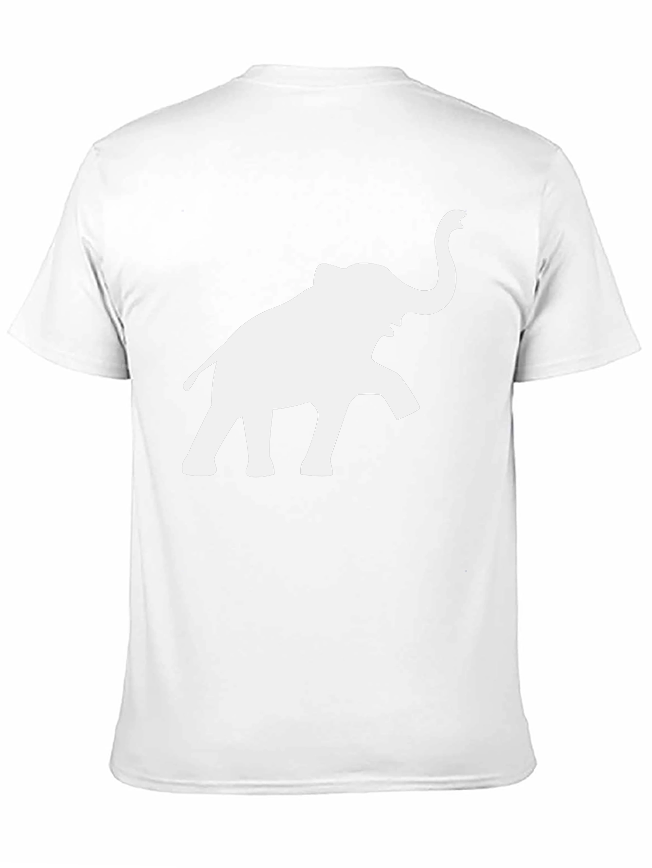 Elephant Graphic Tee - Black Cotton T-Shirt
